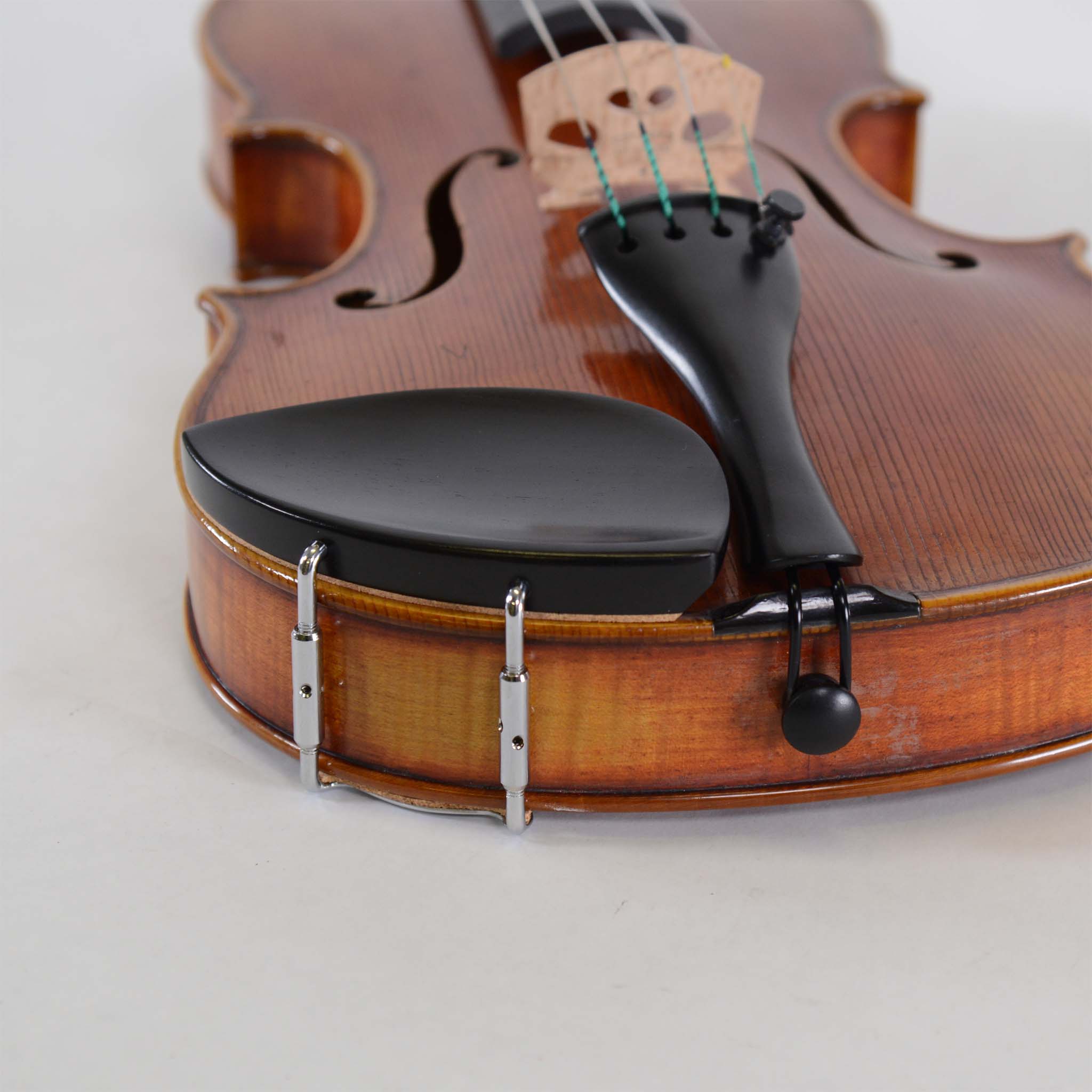 Extra Flat Ebony Violin Chinrest