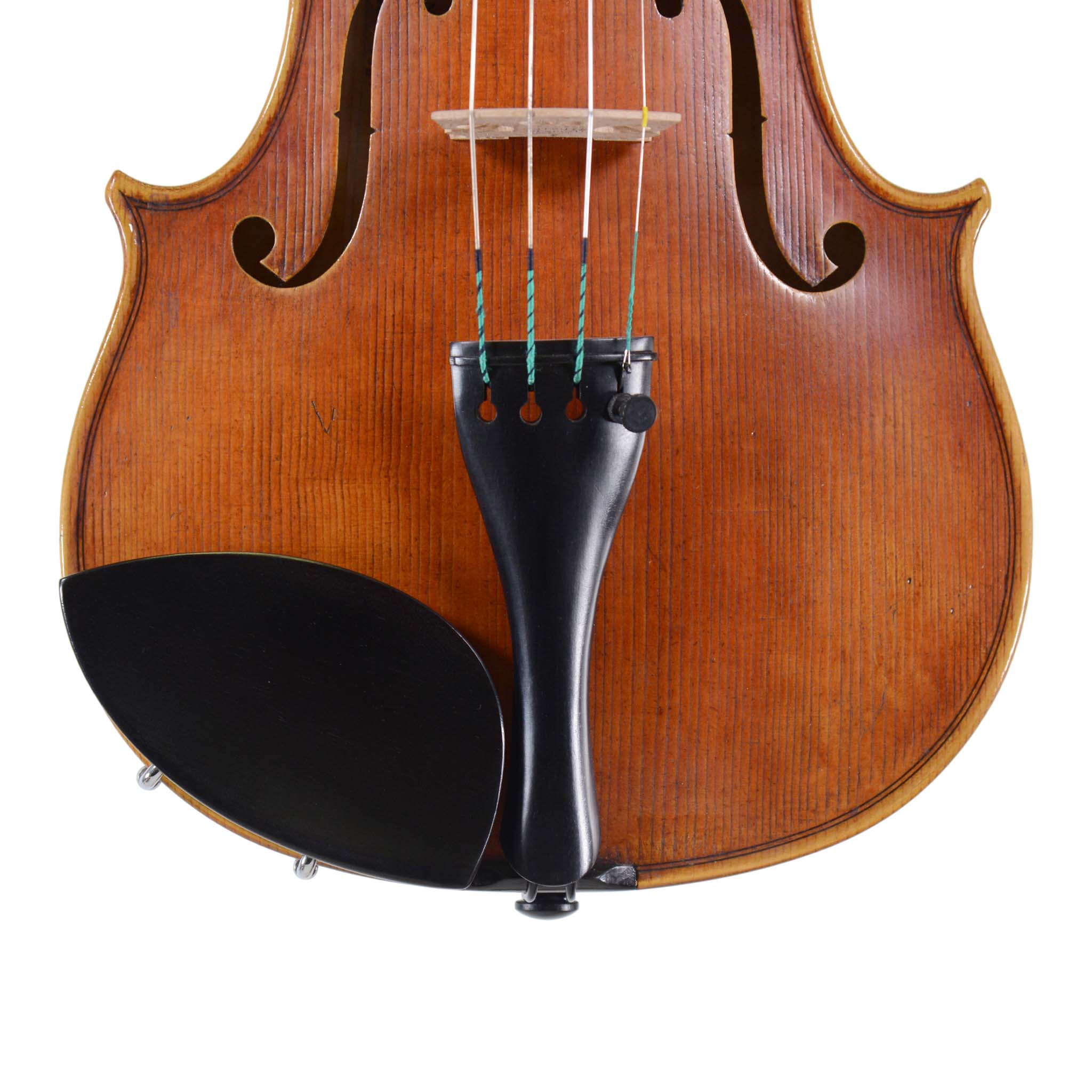 Extra Flat Ebony Violin Chinrest
