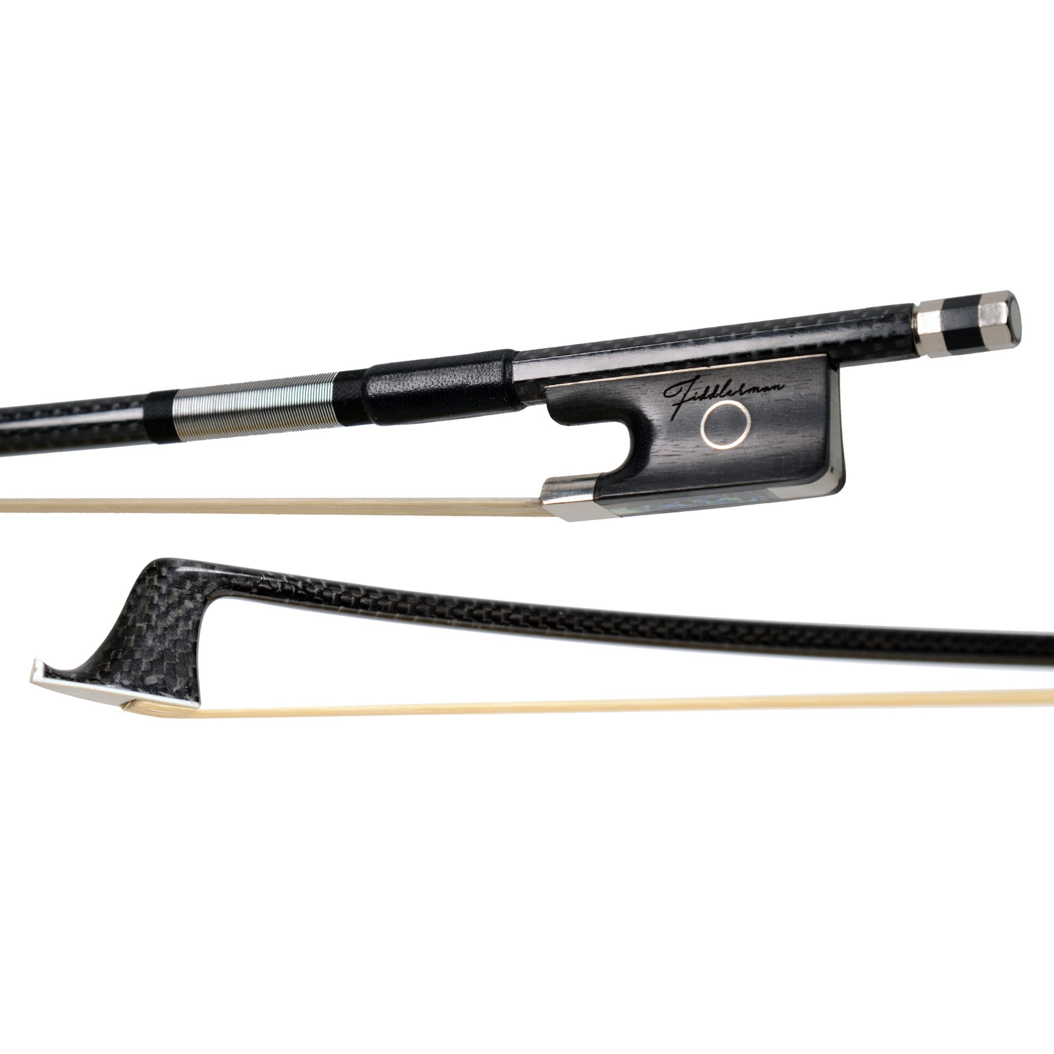 B-Stock Fiddlerman Carbon Fiber Weave Cello Bow