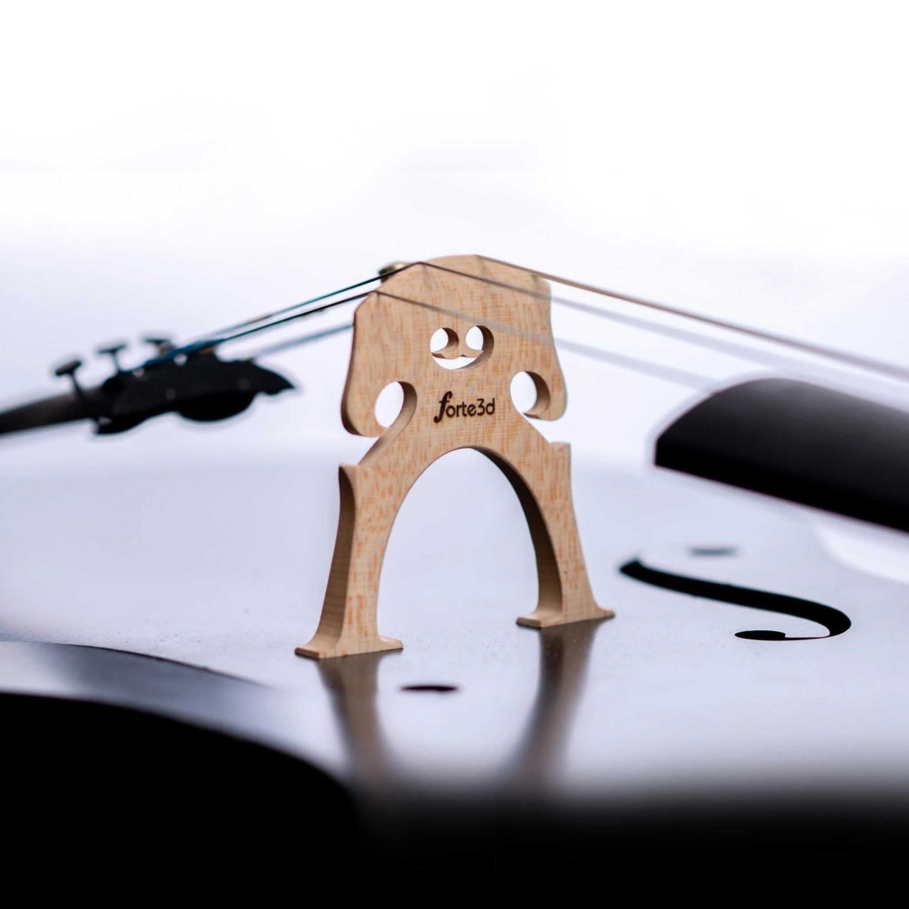 B-stock Forte3D™ Carbon Fiber 3D Printed Cello