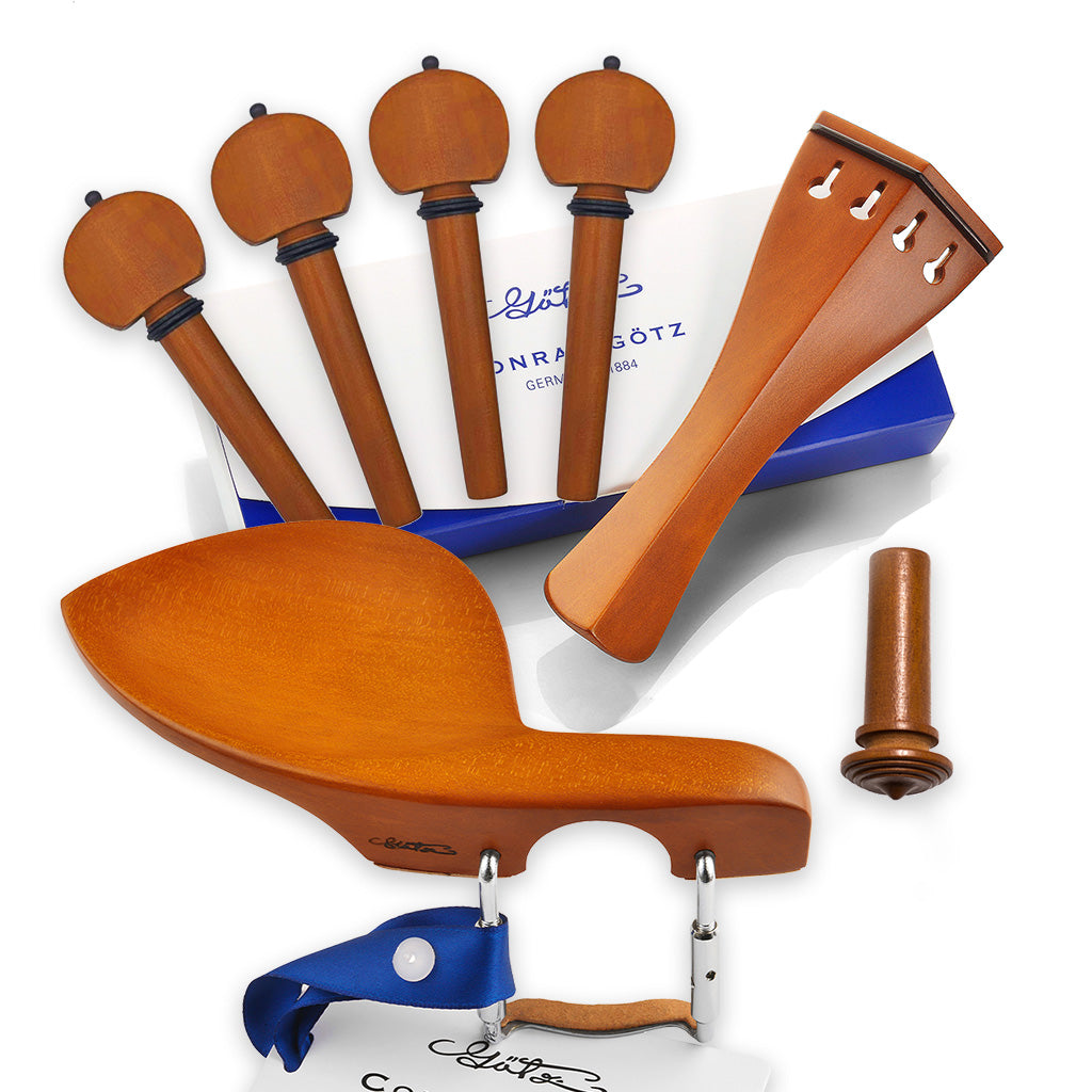 Goetz Hill Boxwood Violin Fittings Set