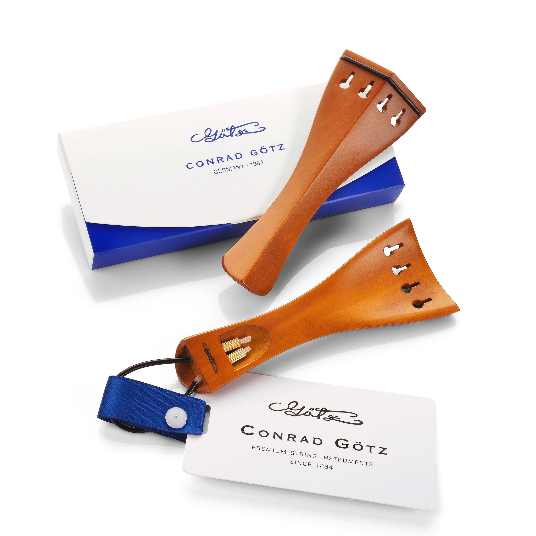 Goetz Hill Boxwood Violin Tailpiece