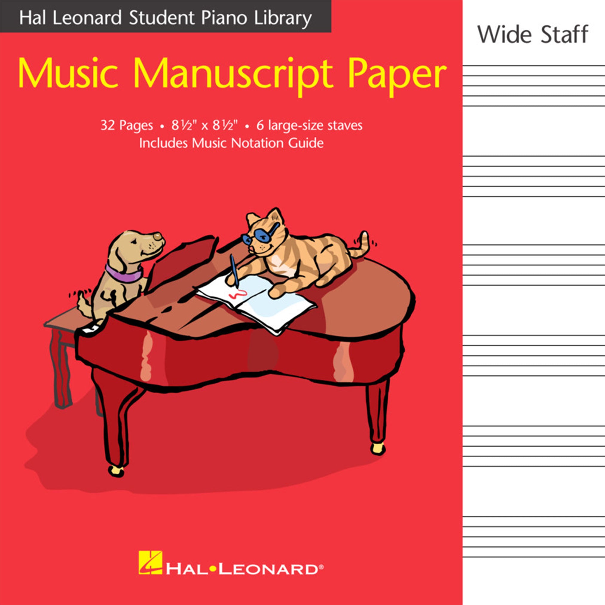 Hal Leonard Student Music Manuscript Paper
