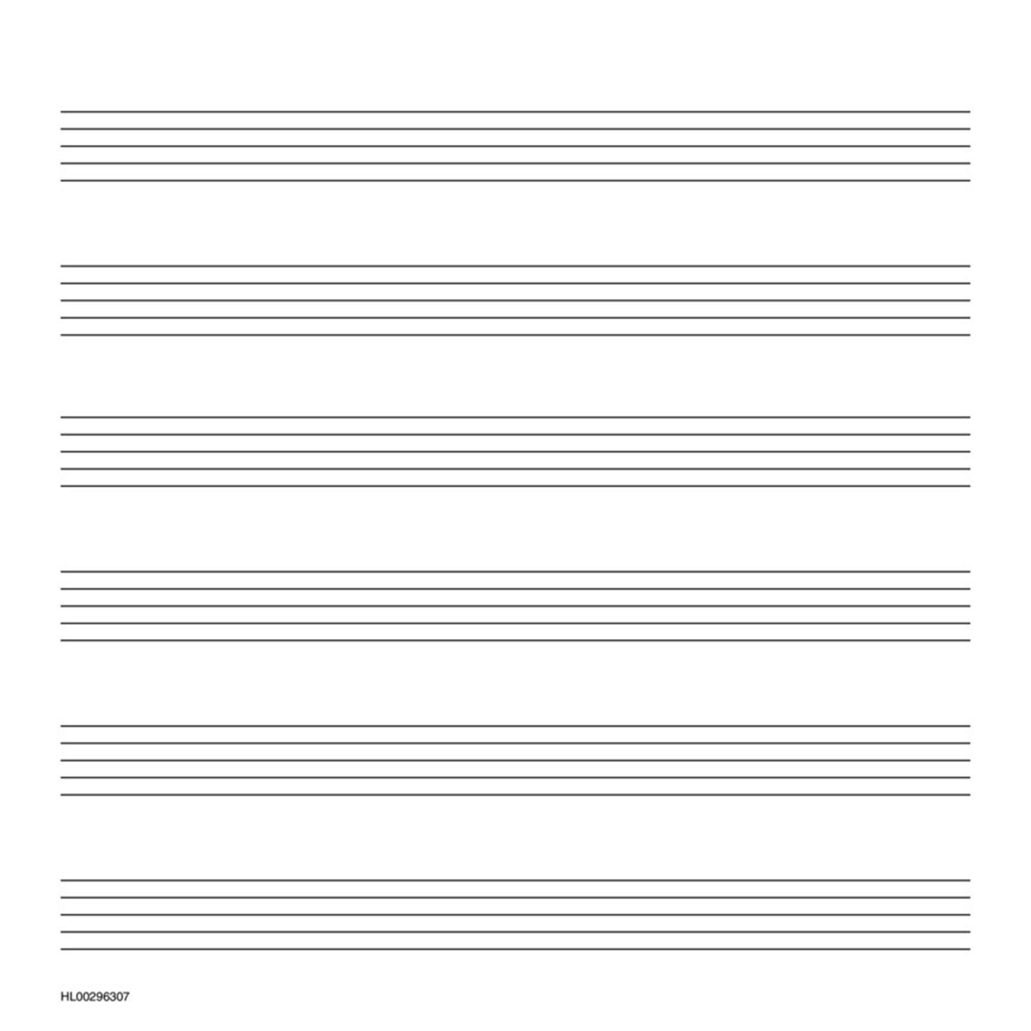 Hal Leonard Student Music Manuscript Paper