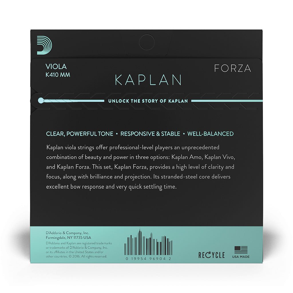 D'Addario Kaplan Forza Viola String Set