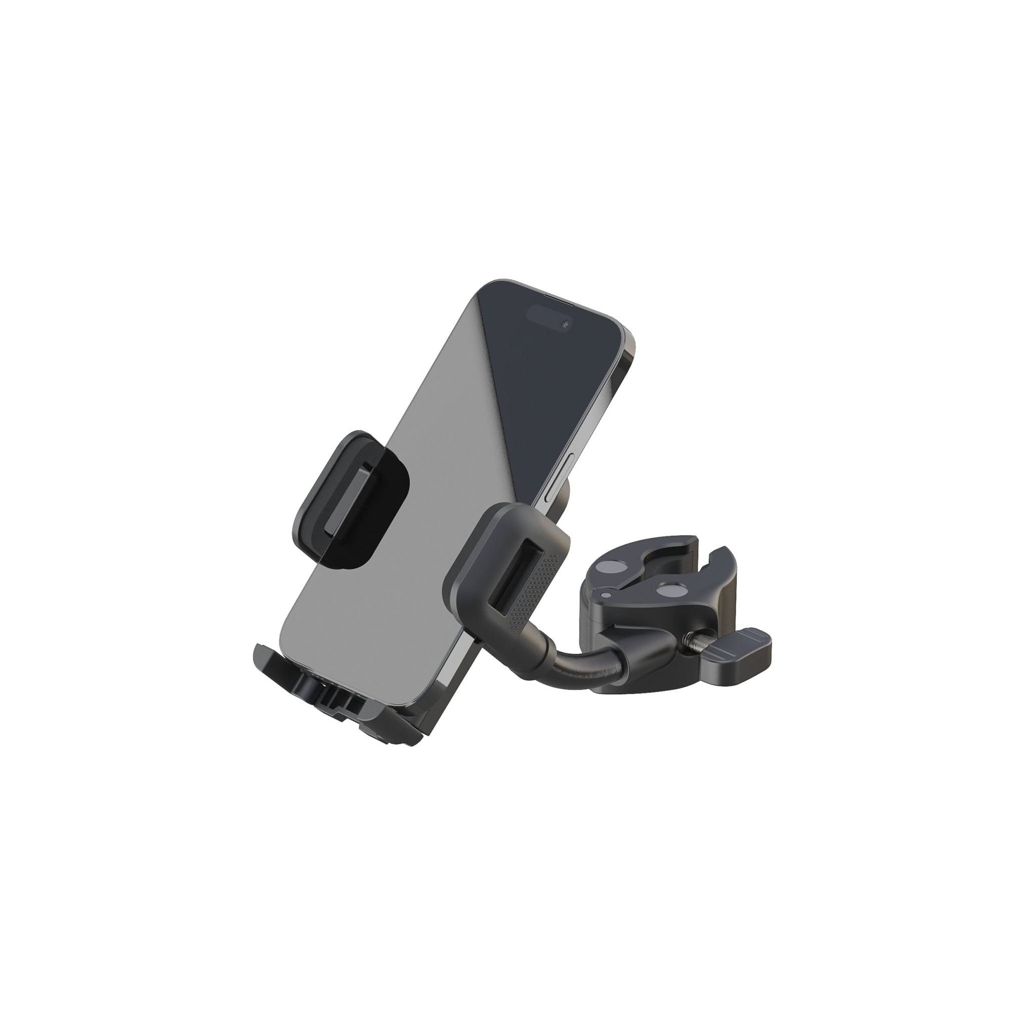 K&M 19761 Mic/Music Stand iPhone/Smartphone Holder