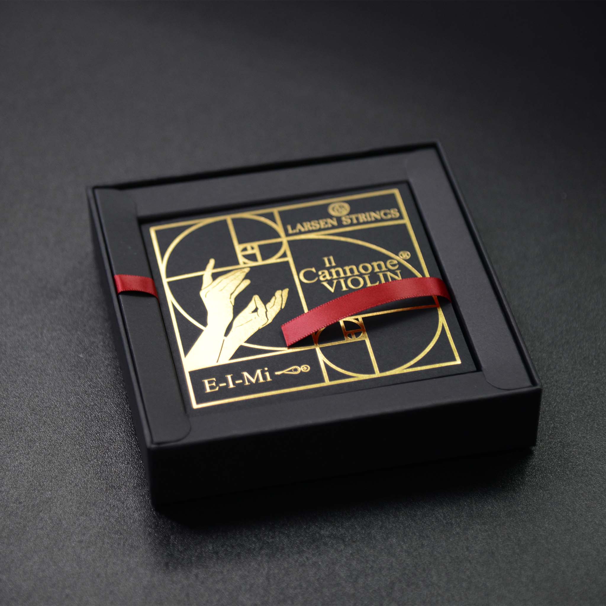 Larsen Il Cannone Violin String Set Package - Open box