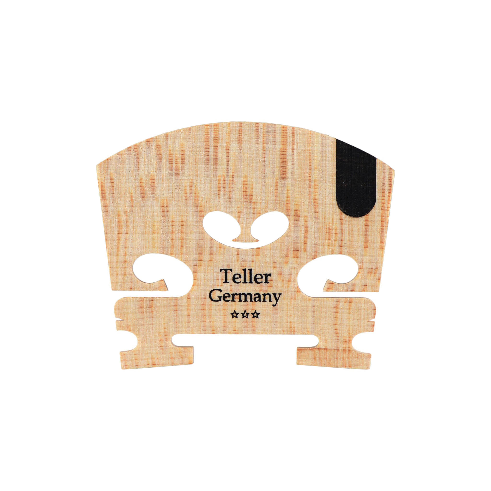 Teller Violin Bridge with Ebony Inlay