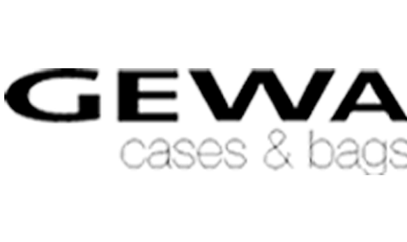 Gewa cases and bags logo. Brand of quality violin cases.