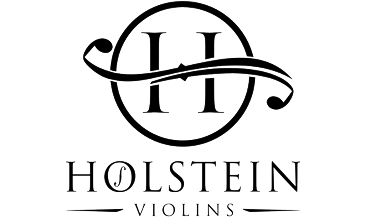 Holstein Violins Logo: Maker of intermediate to professional level violins, violas, and cellos.
