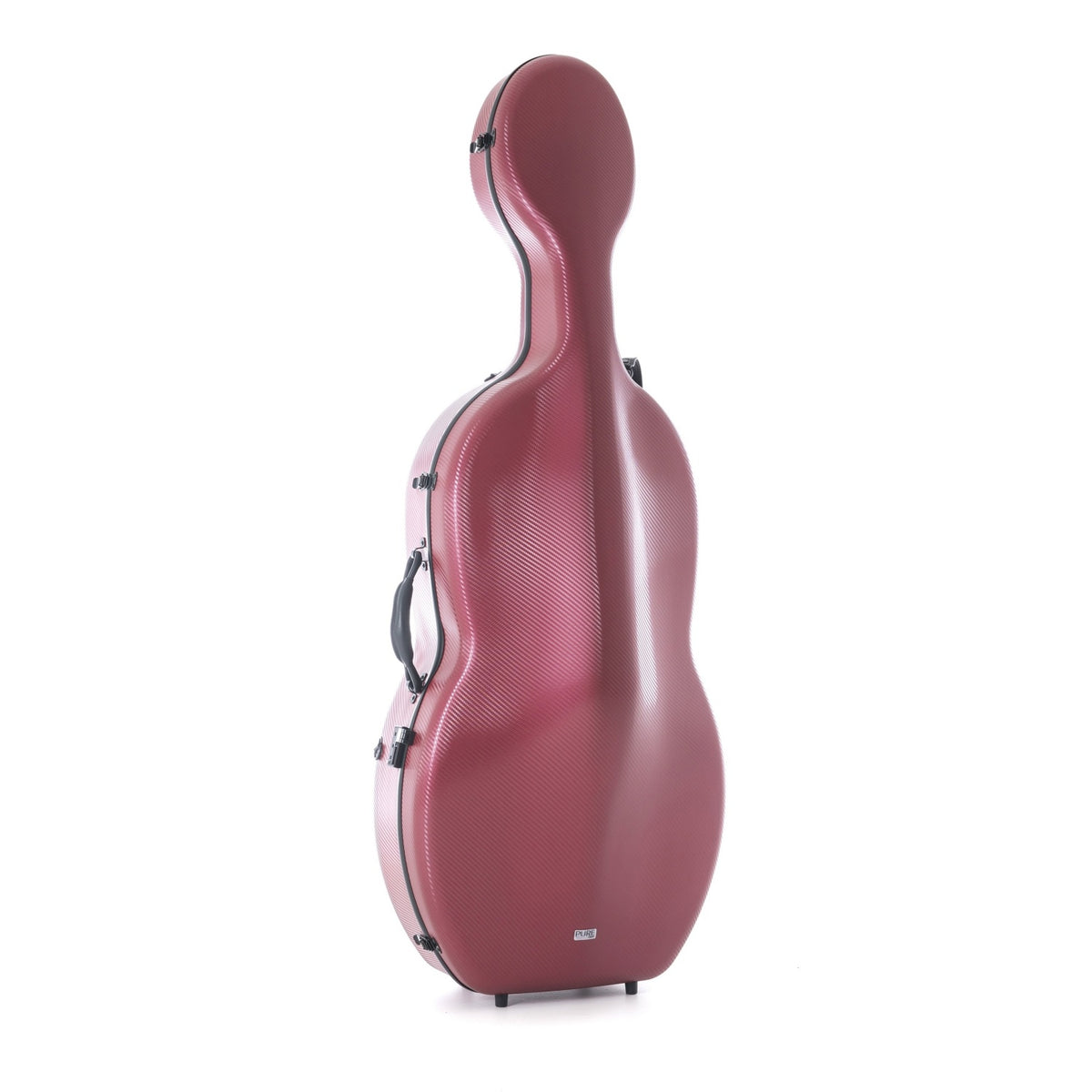 Gewa Pure polycarbonate cello case in red