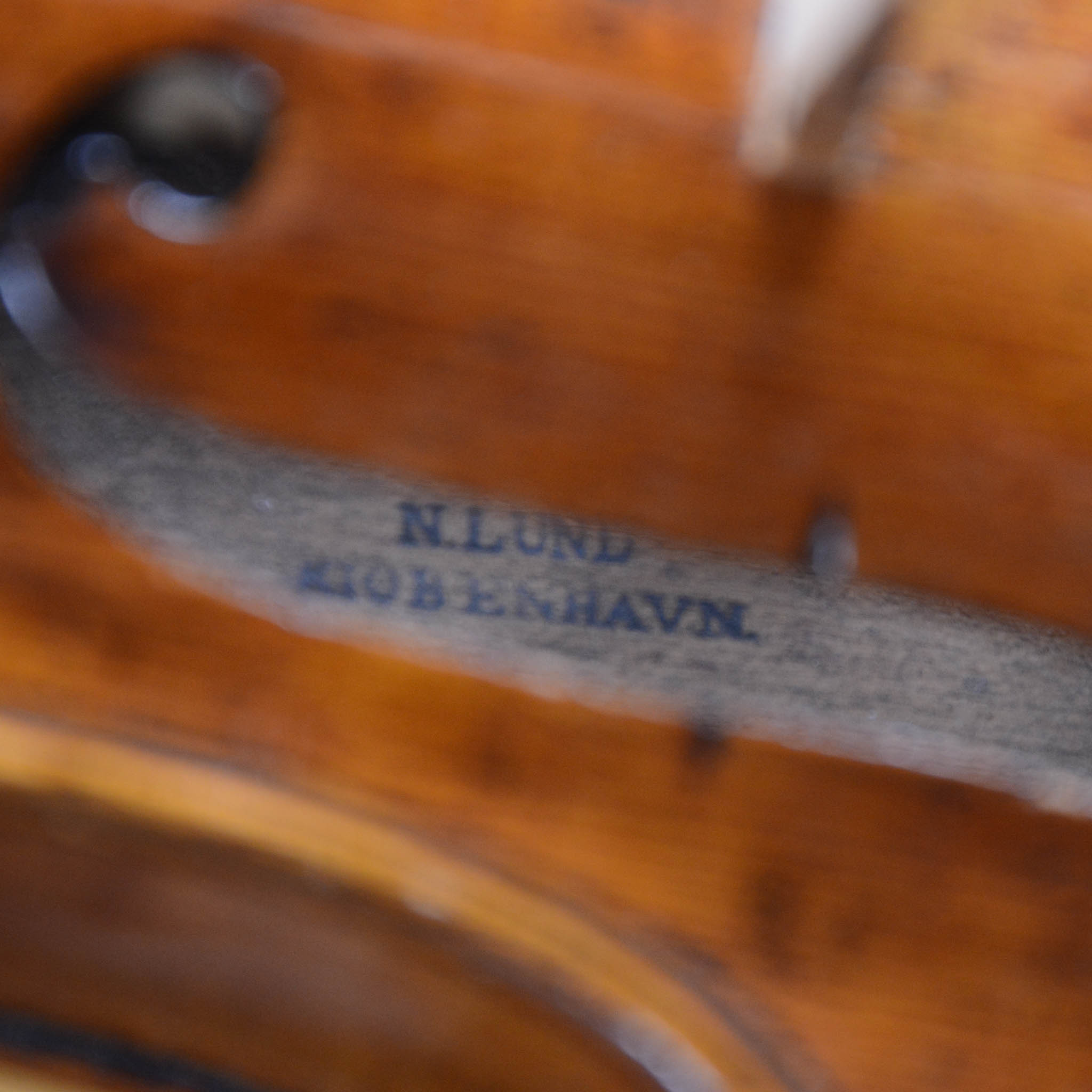 Antique German Violin restored by Niels Jensen Lund 1883