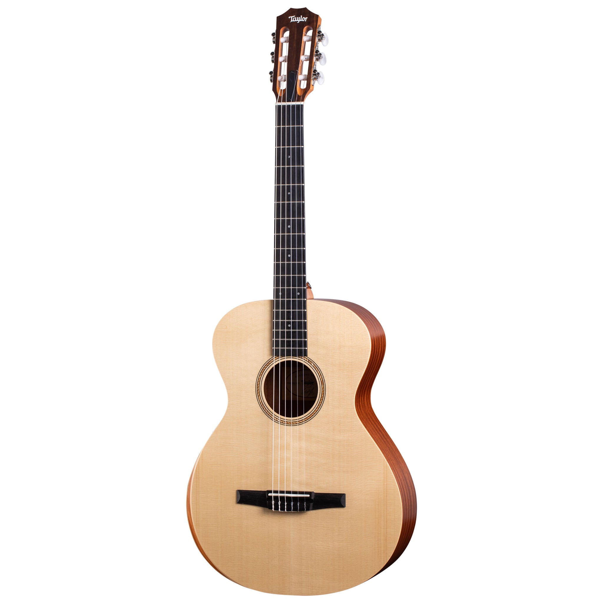 Taylor Academy 12e-N Layered Sapele Acoustic-Electric Classical Guitar