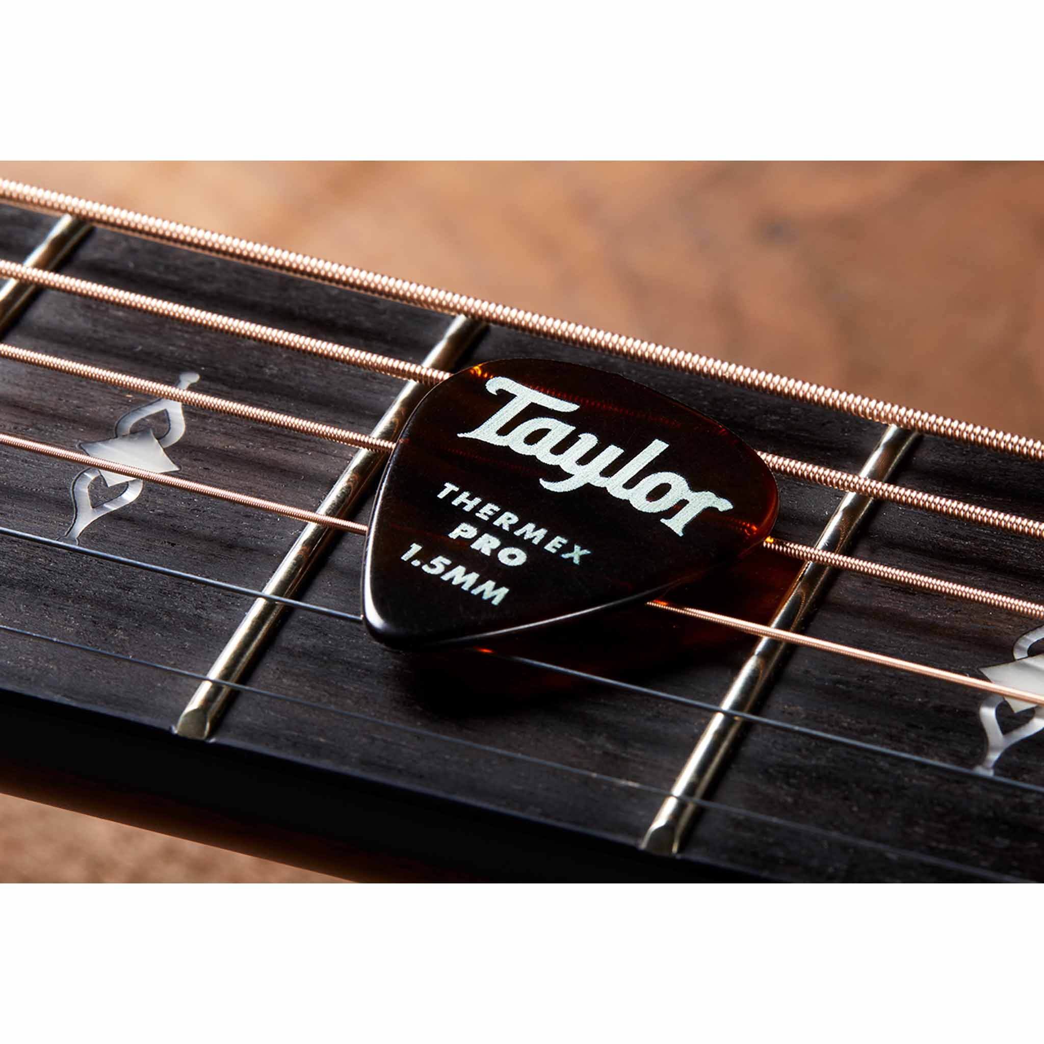Taylor Premium 351 Thermex Pro Guitar Picks, Tortoise Shell - 1.50mm, 6-Pack