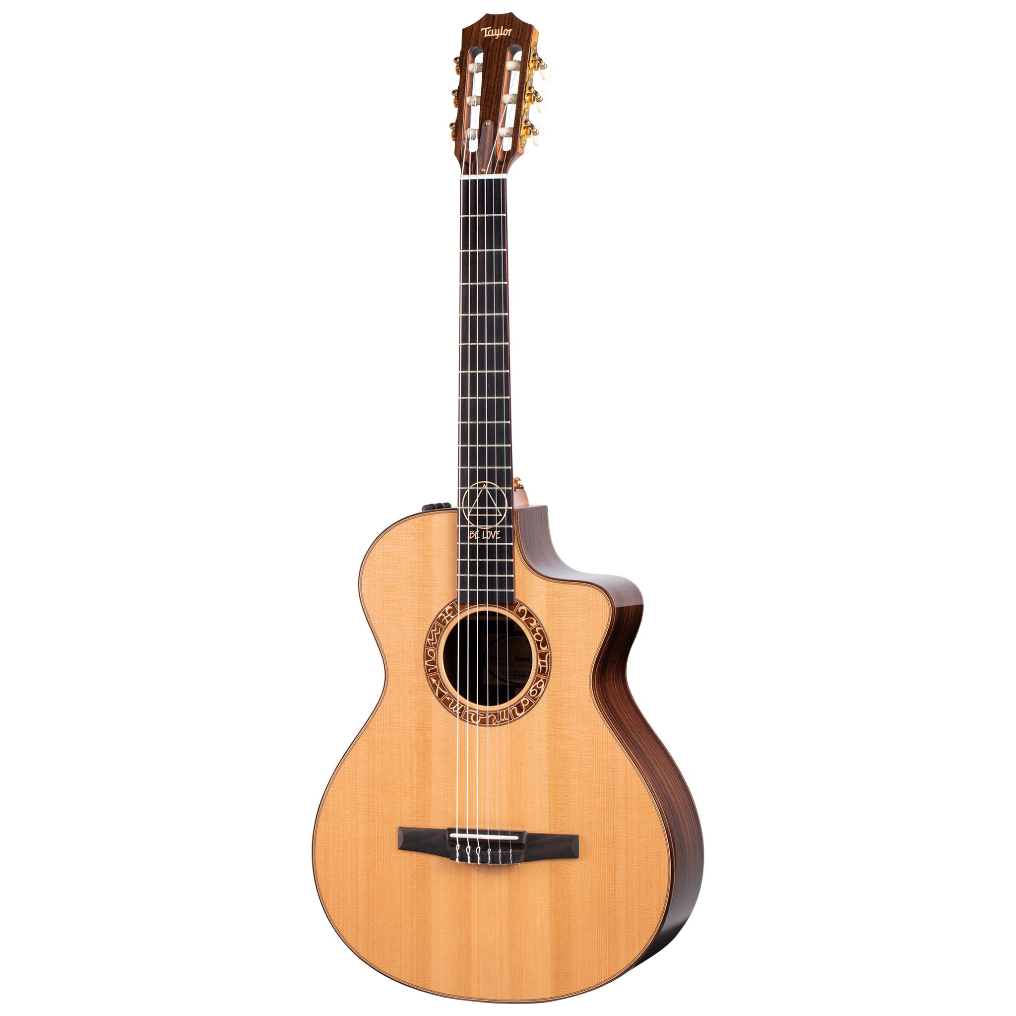 Taylor Jason Mraz Signature Model JMSM Indian Rosewood Acoustic-Electric Classical Guitar