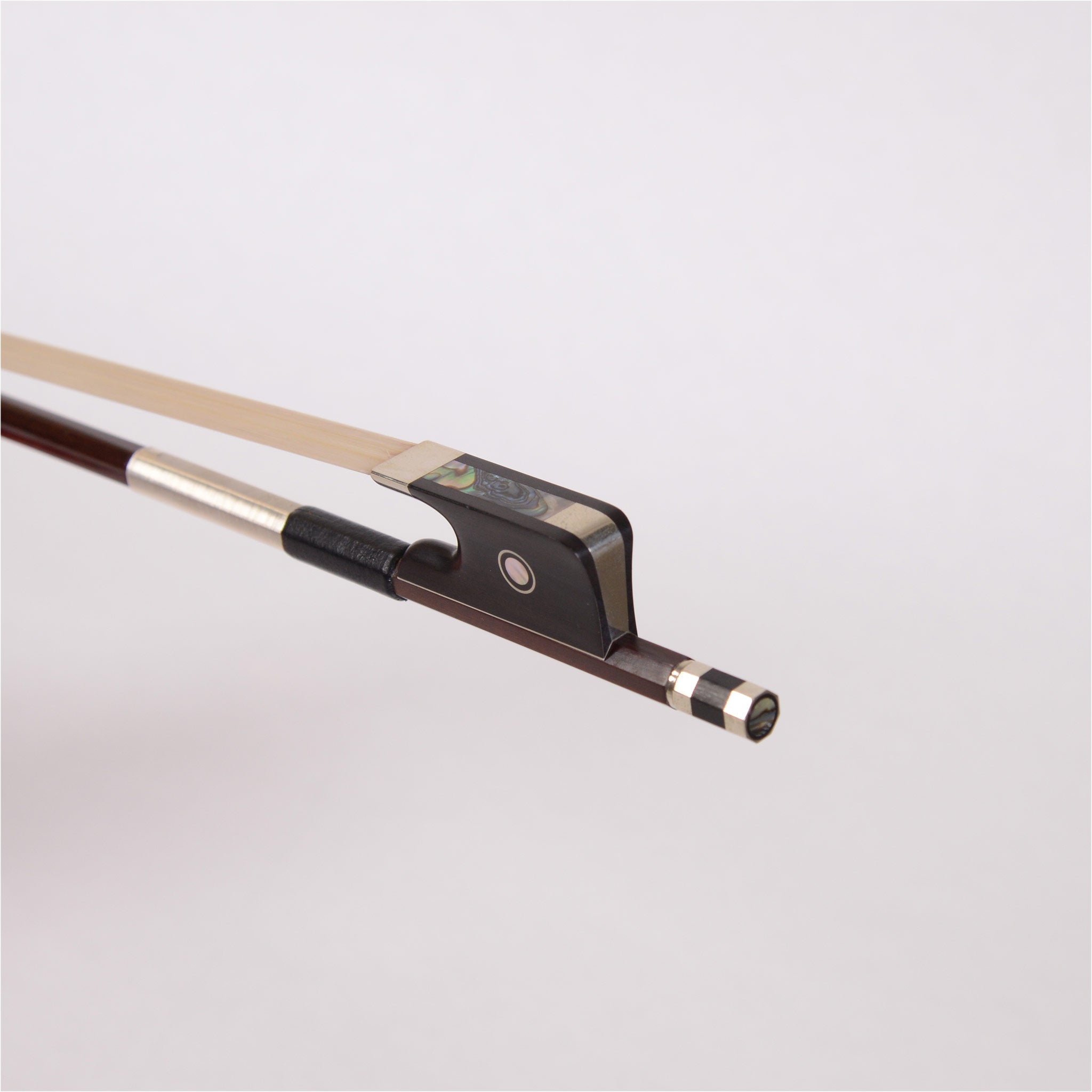 JR. Silva Nickel Pernambuco Viola Bow frog bottom