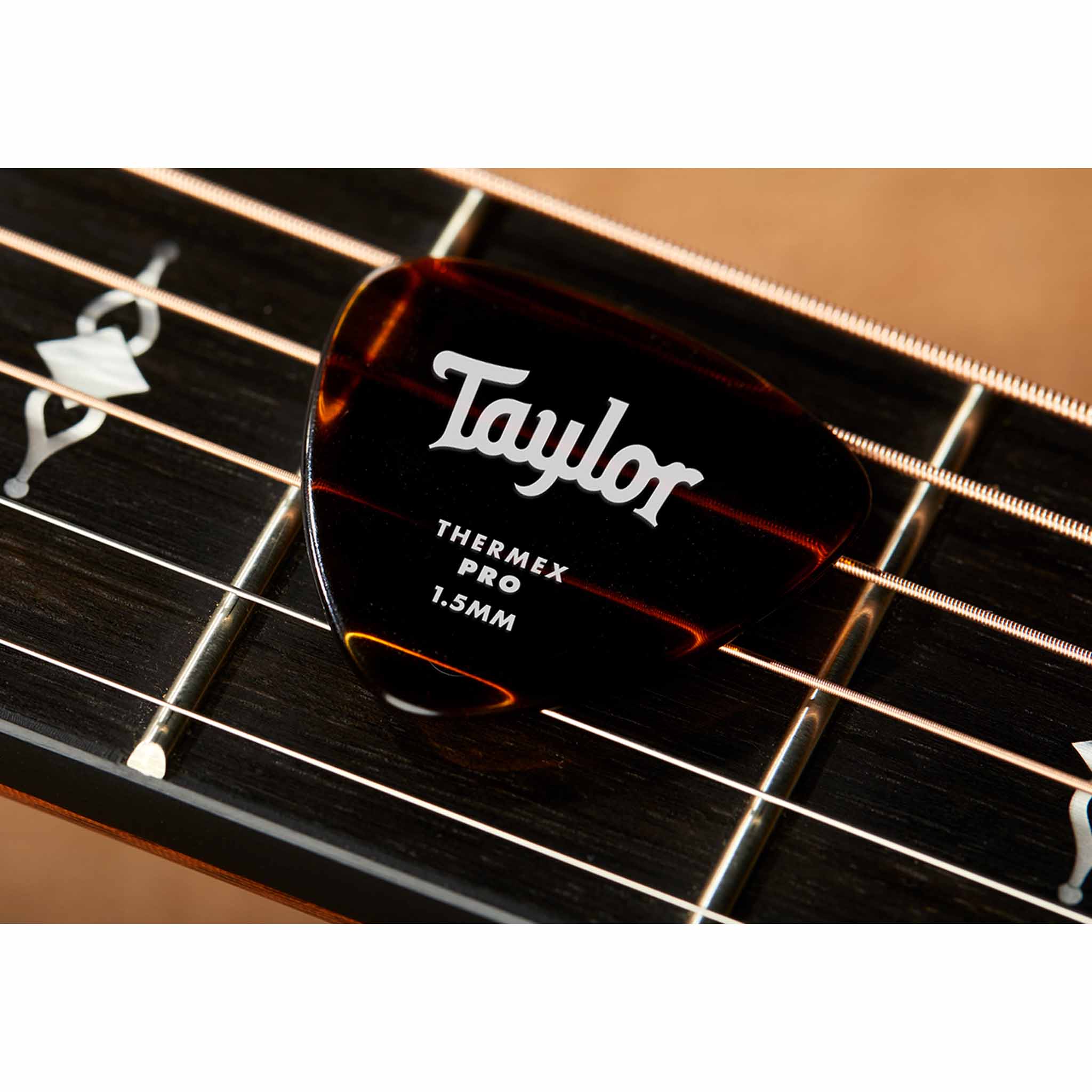 Taylor Premium 346 Thermex Pro Guitar Picks, Tortoise Shell - 1.50mm, 6-Pack