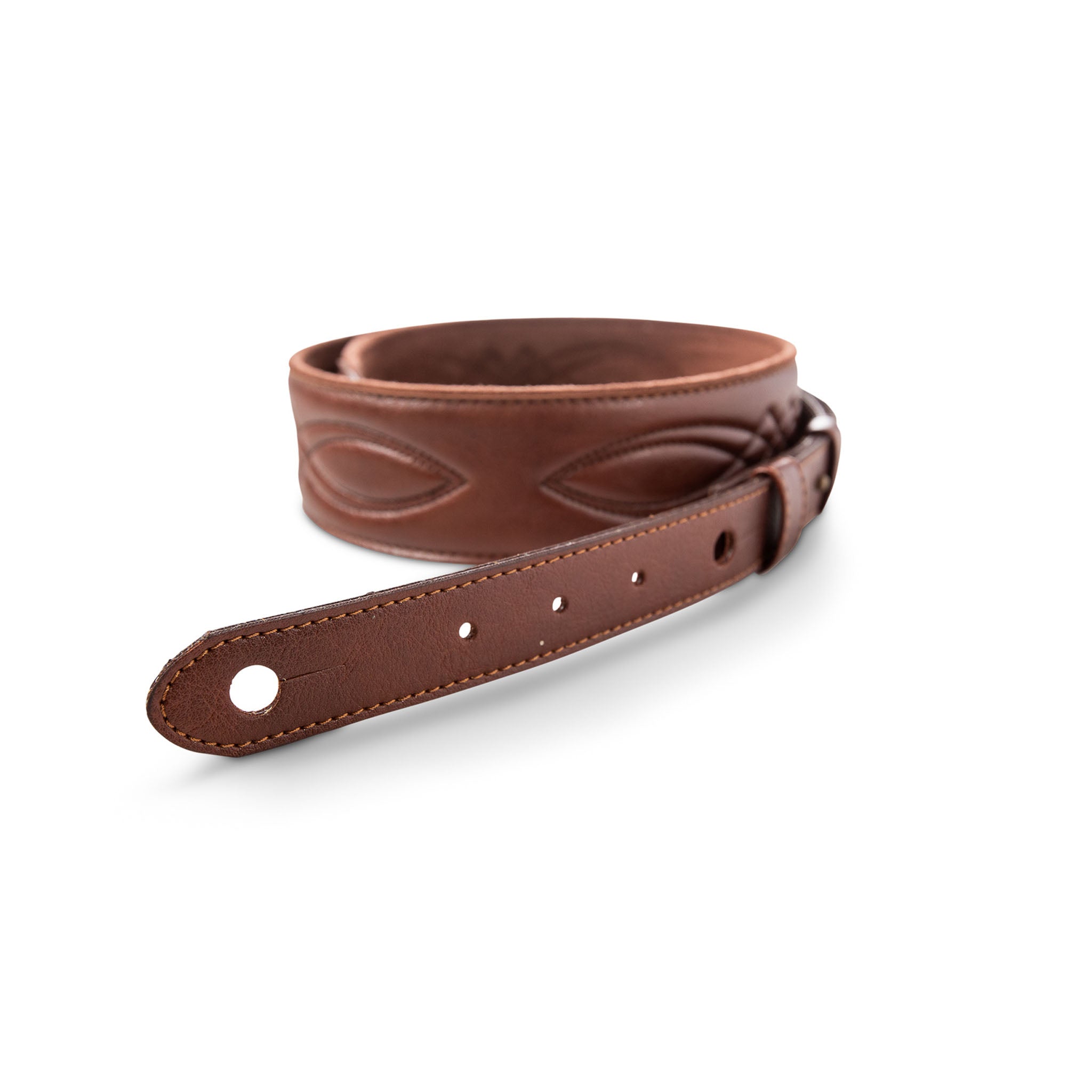 Taylor 2" Vegan Leather Guitar Strap - Medium Brown