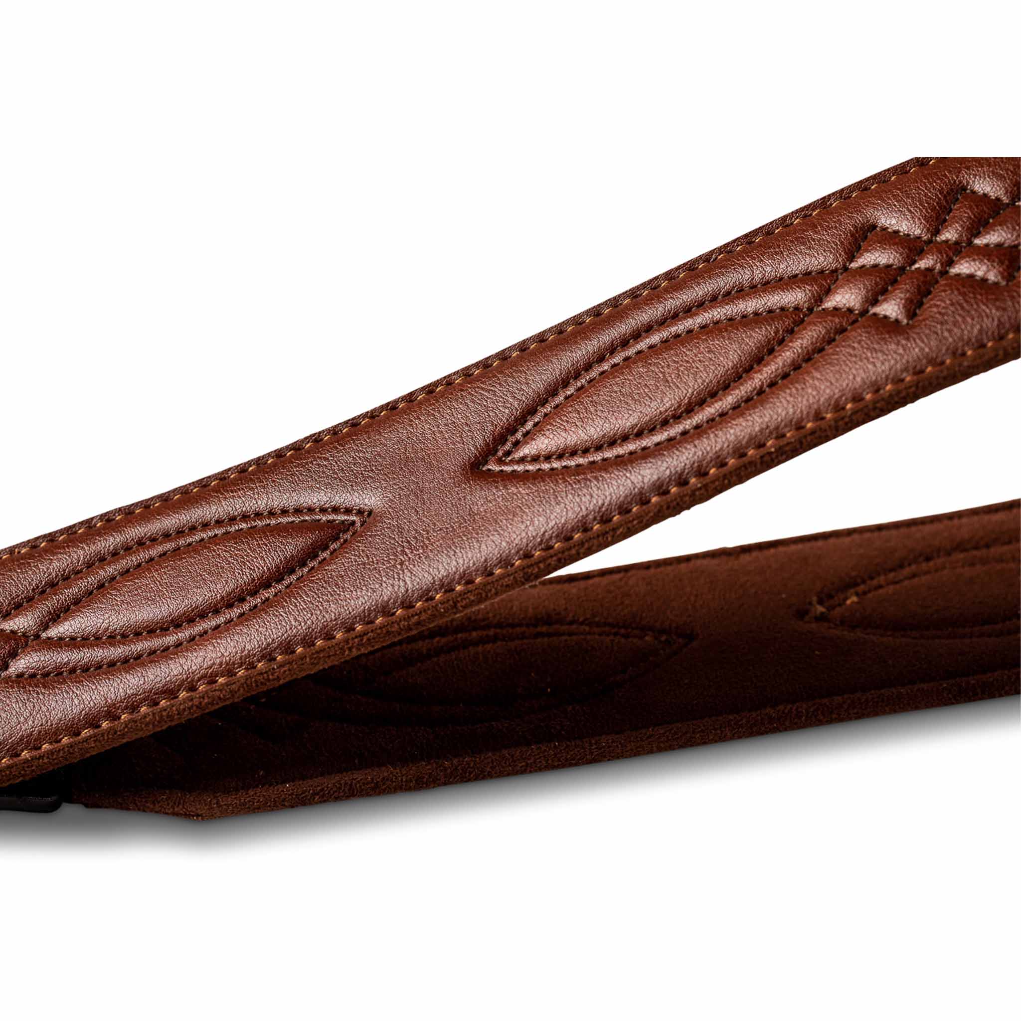 Taylor 2" Vegan Leather Guitar Strap - Medium Brown