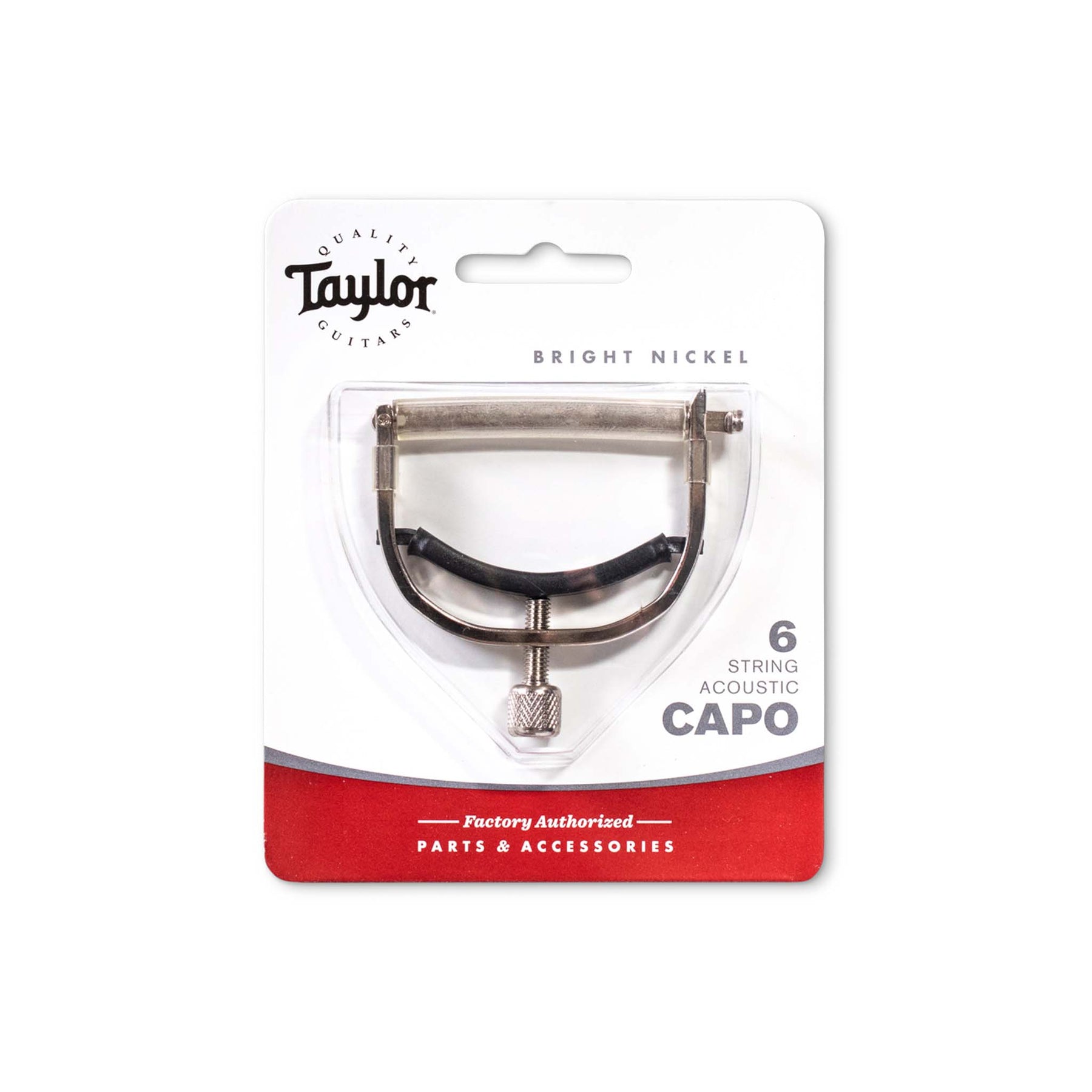 Taylor Guitar Capo, 6-String, Nickel