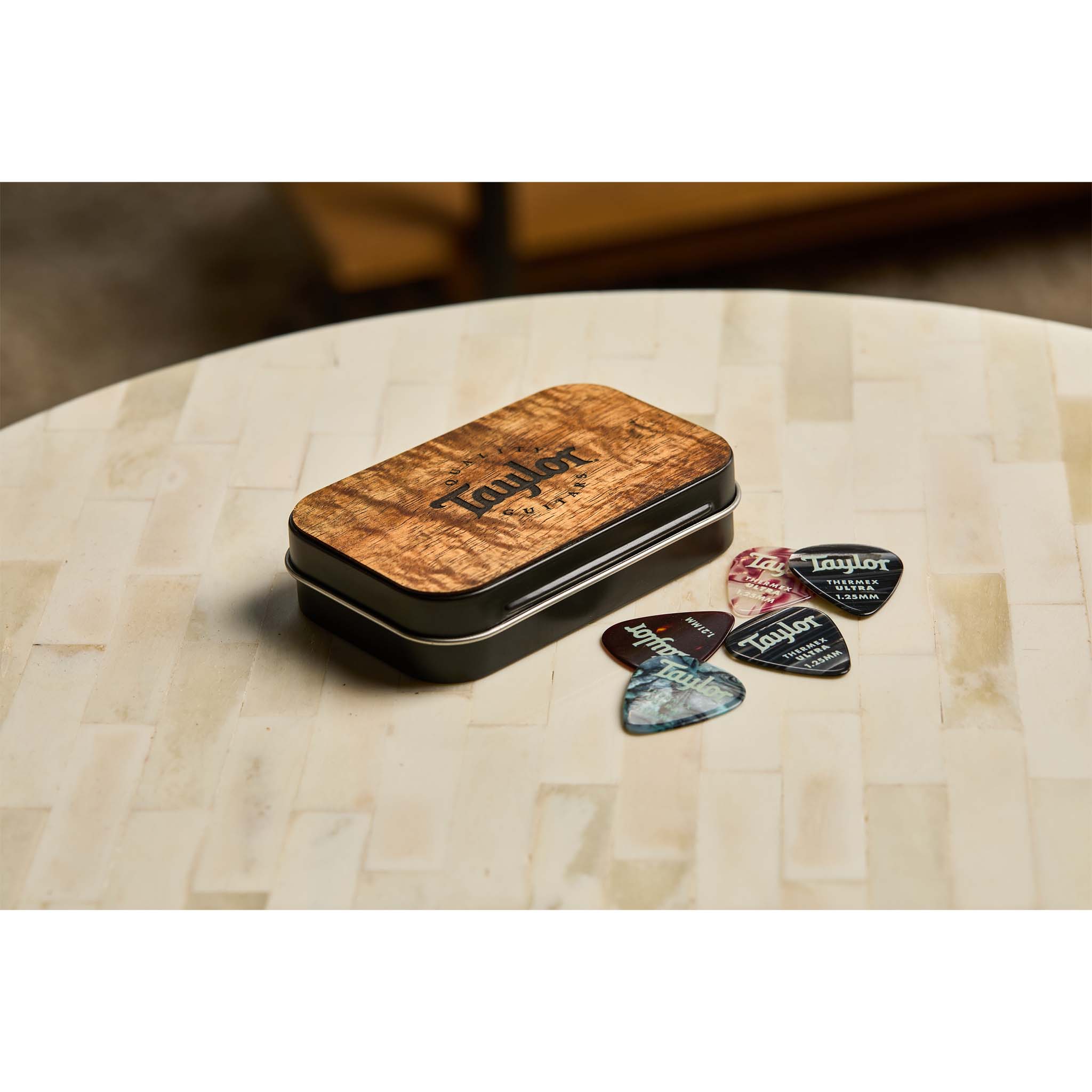 Taylor DarkTone Series Pick Tin - Koa Top Collector's Edition