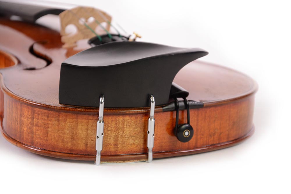 Supreme Teka Extra Tall Ebony Violin Chinrest