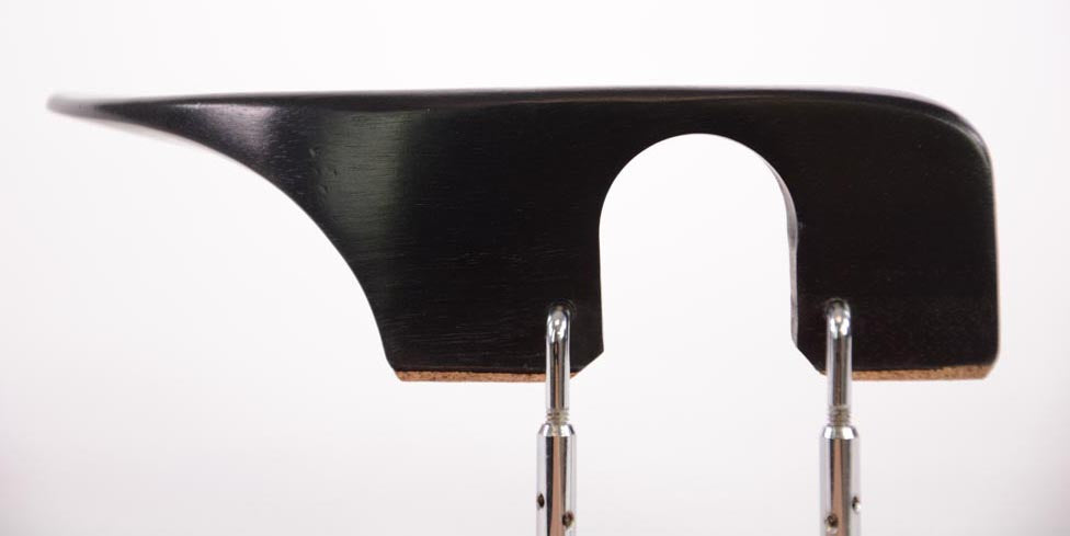 Supreme Guarneri Extra Tall Ebony Violin Chinrest