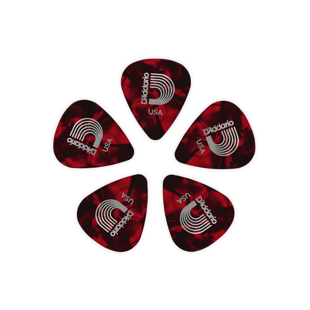 D'Addario Classic Pearl Celluloid Guitar Picks, 10-Pack