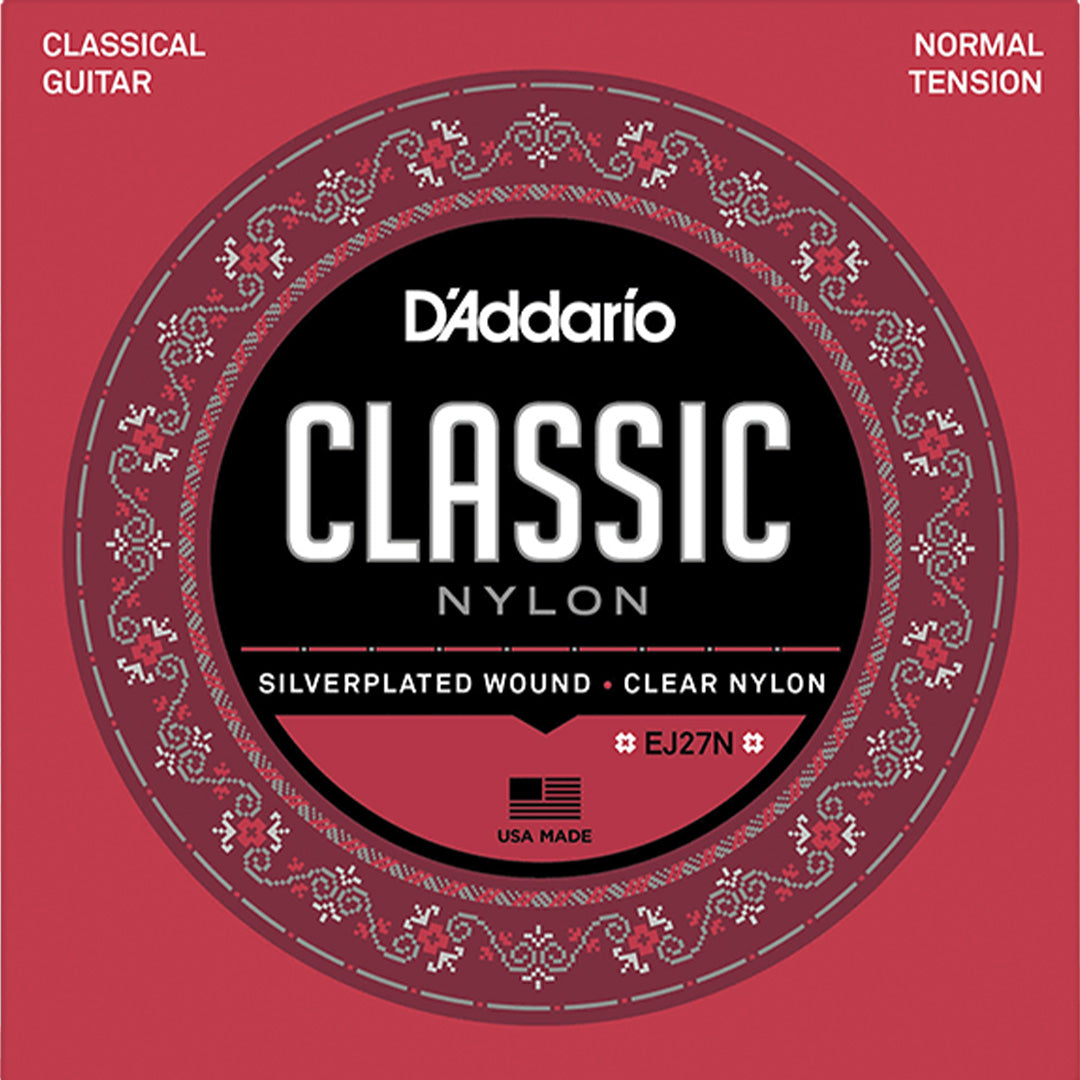 D'Addario EJ27N Student Nylon Classical Guitar String Set, Normal