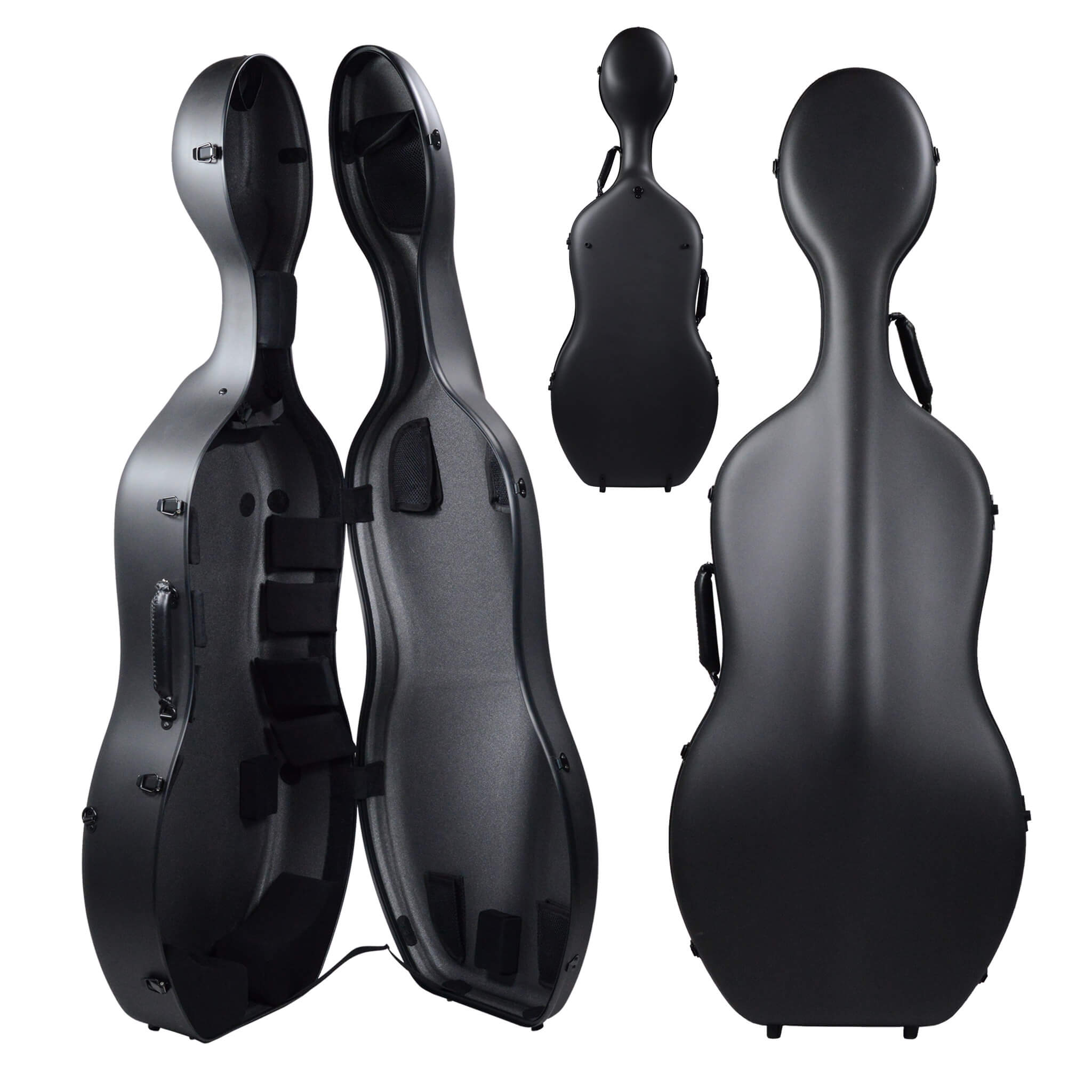 B-Stock Fiddlerman Carbon Fiber Cello Case FC1500