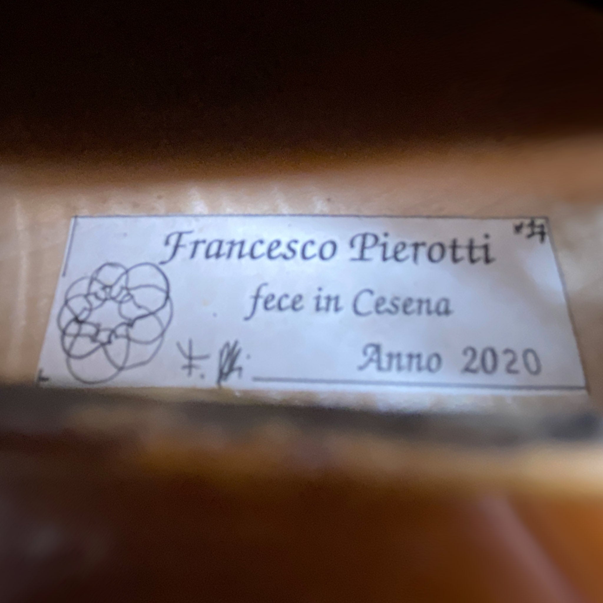 Francesco Pierotti, Cesena Italy, Violin 2020