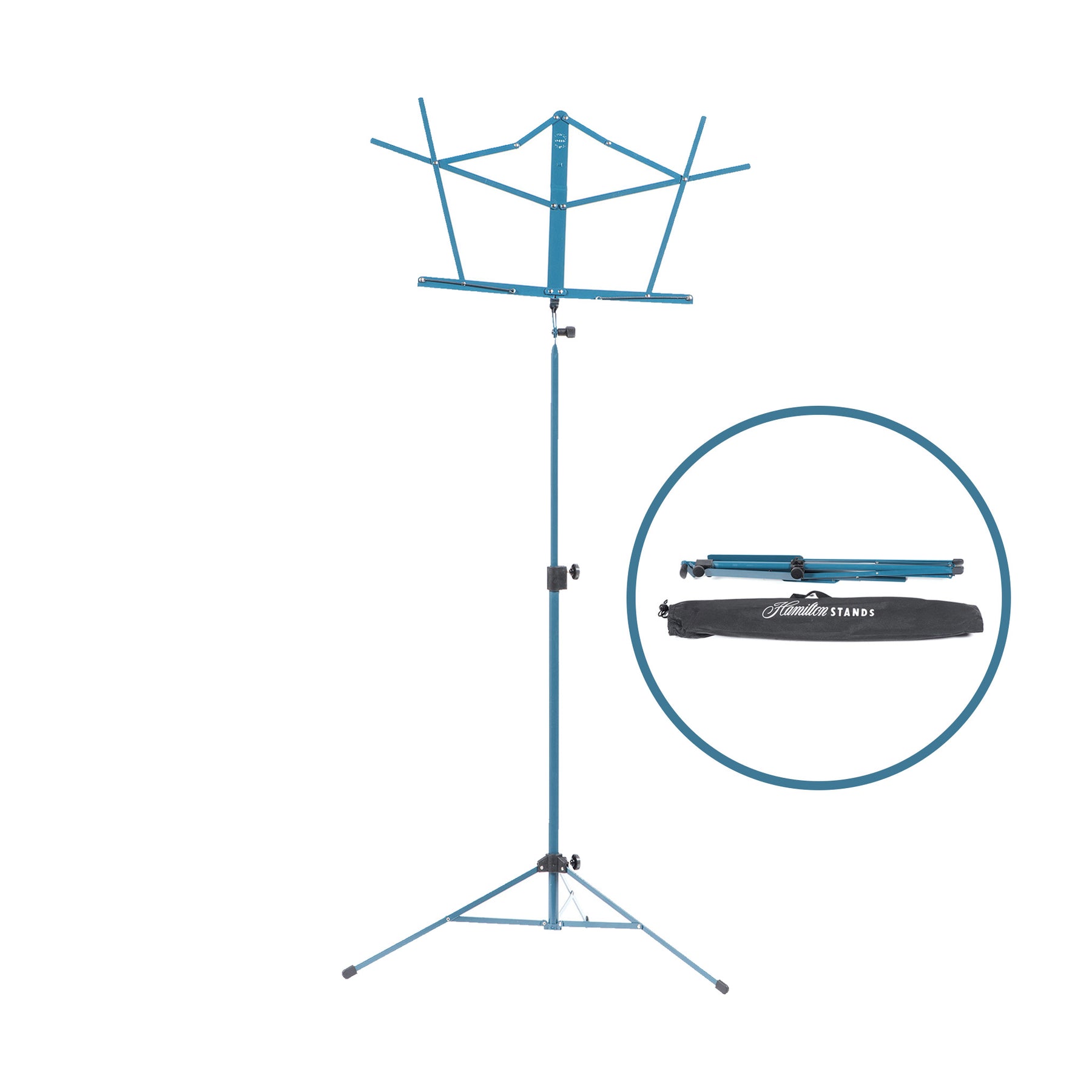 Hamilton Deluxe Folding Music Stand with Bag