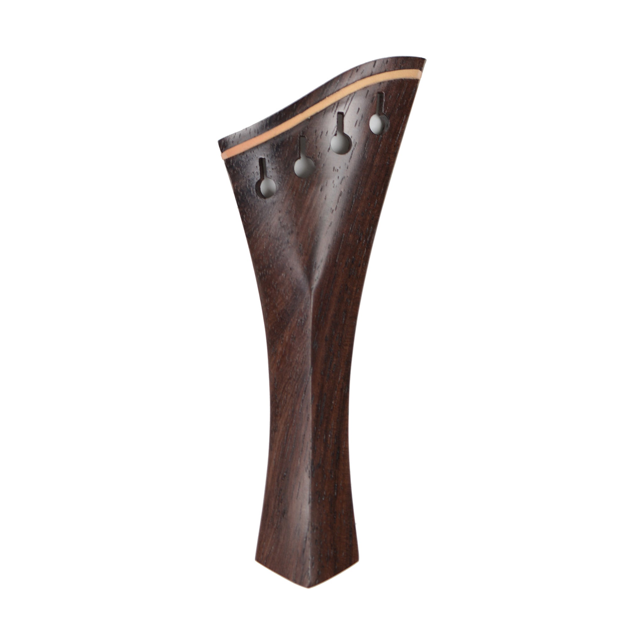 Supreme Harp Rosewood Violin Tailpiece with Pearwood Trim