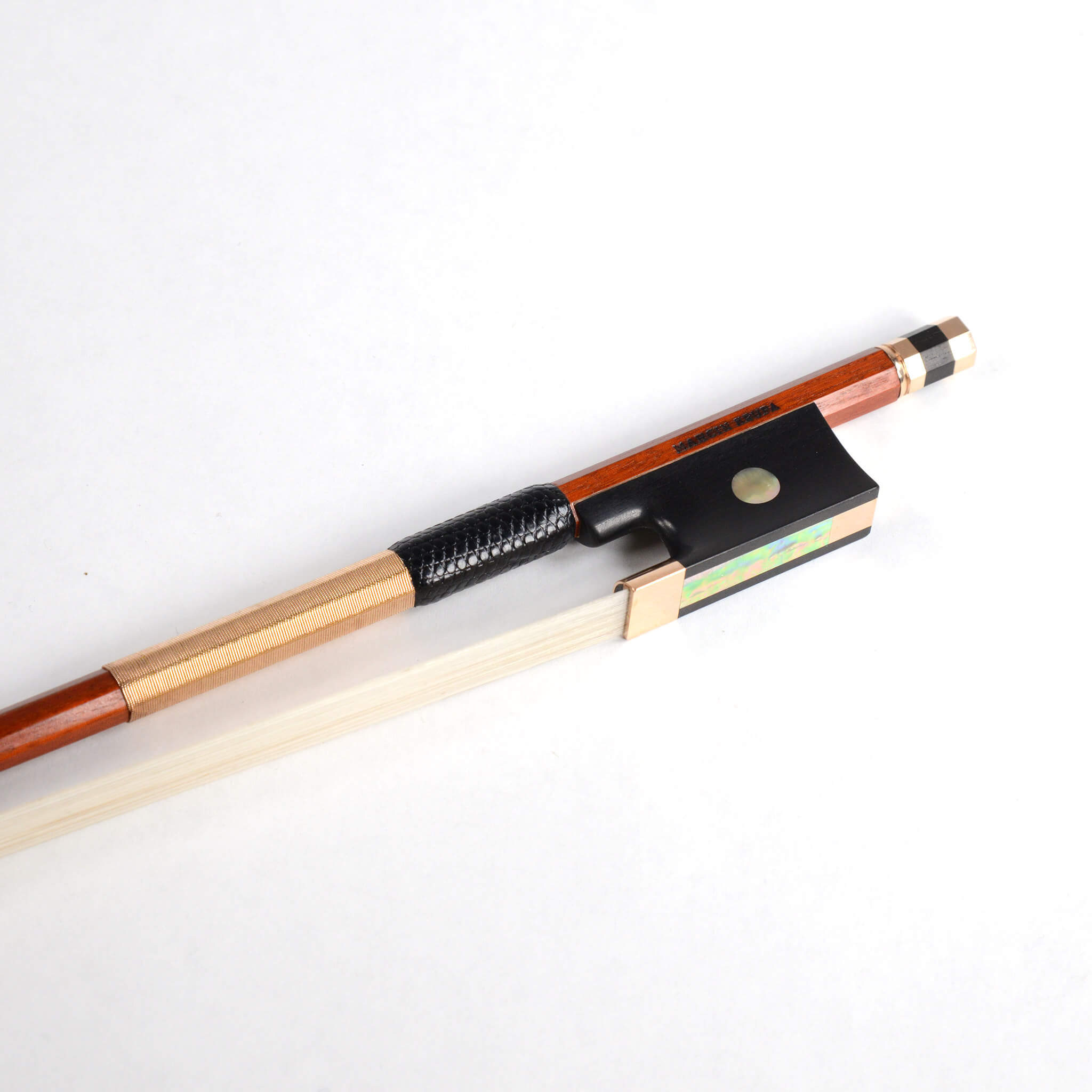 Marcin Krupa Fine Gold Mounted Pernambuco Violin Bow