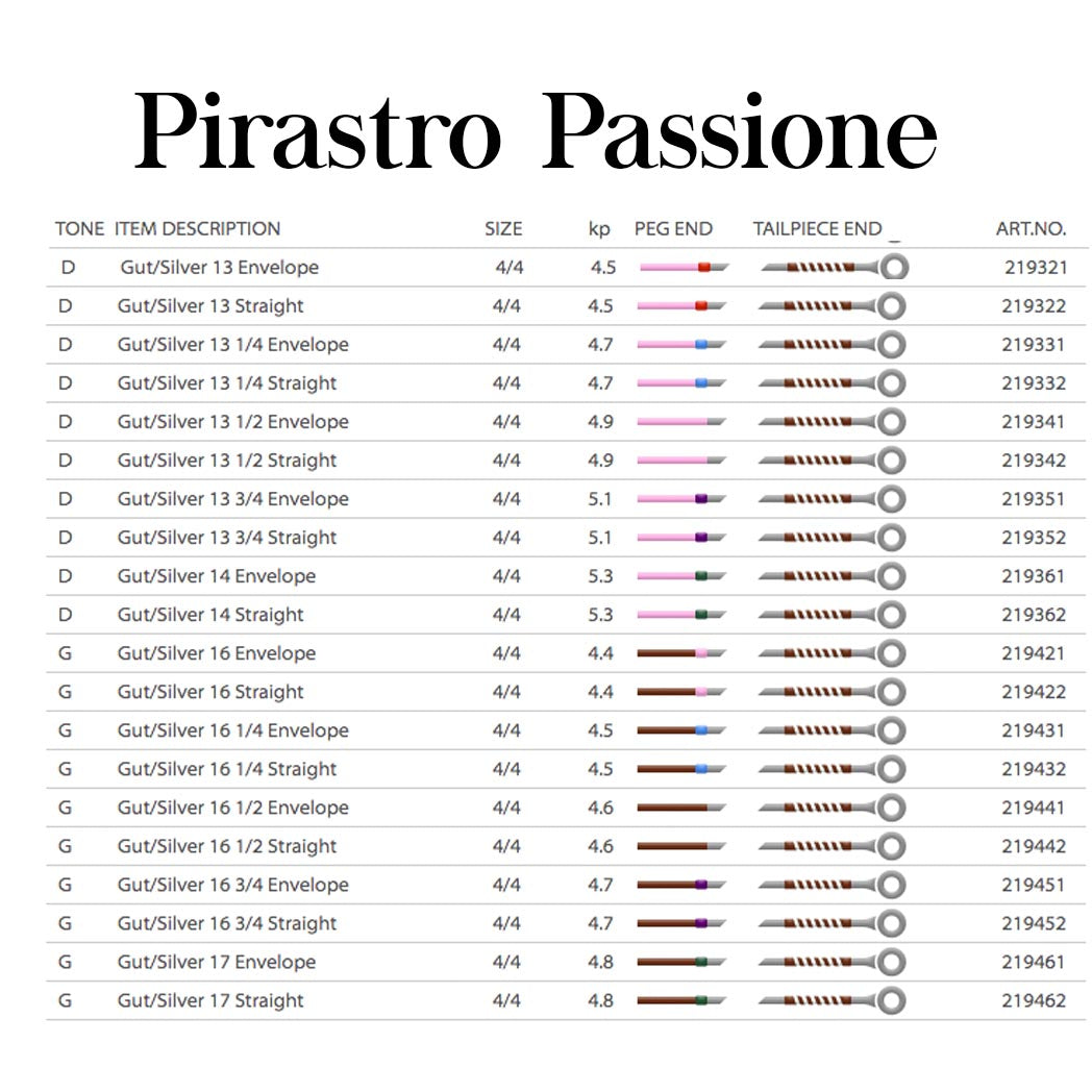 Pirastro Passione Violin G String