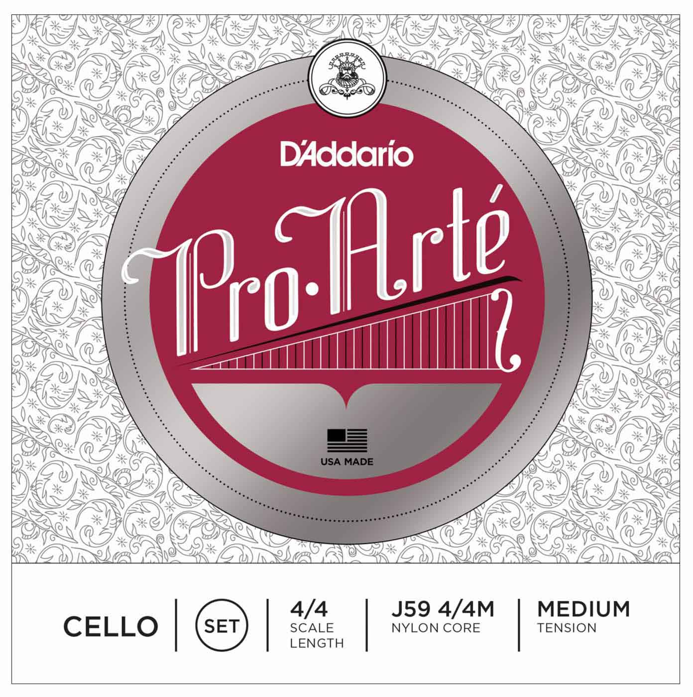 D'Addario Pro-Arté Cello G String, Tungsten/Silver