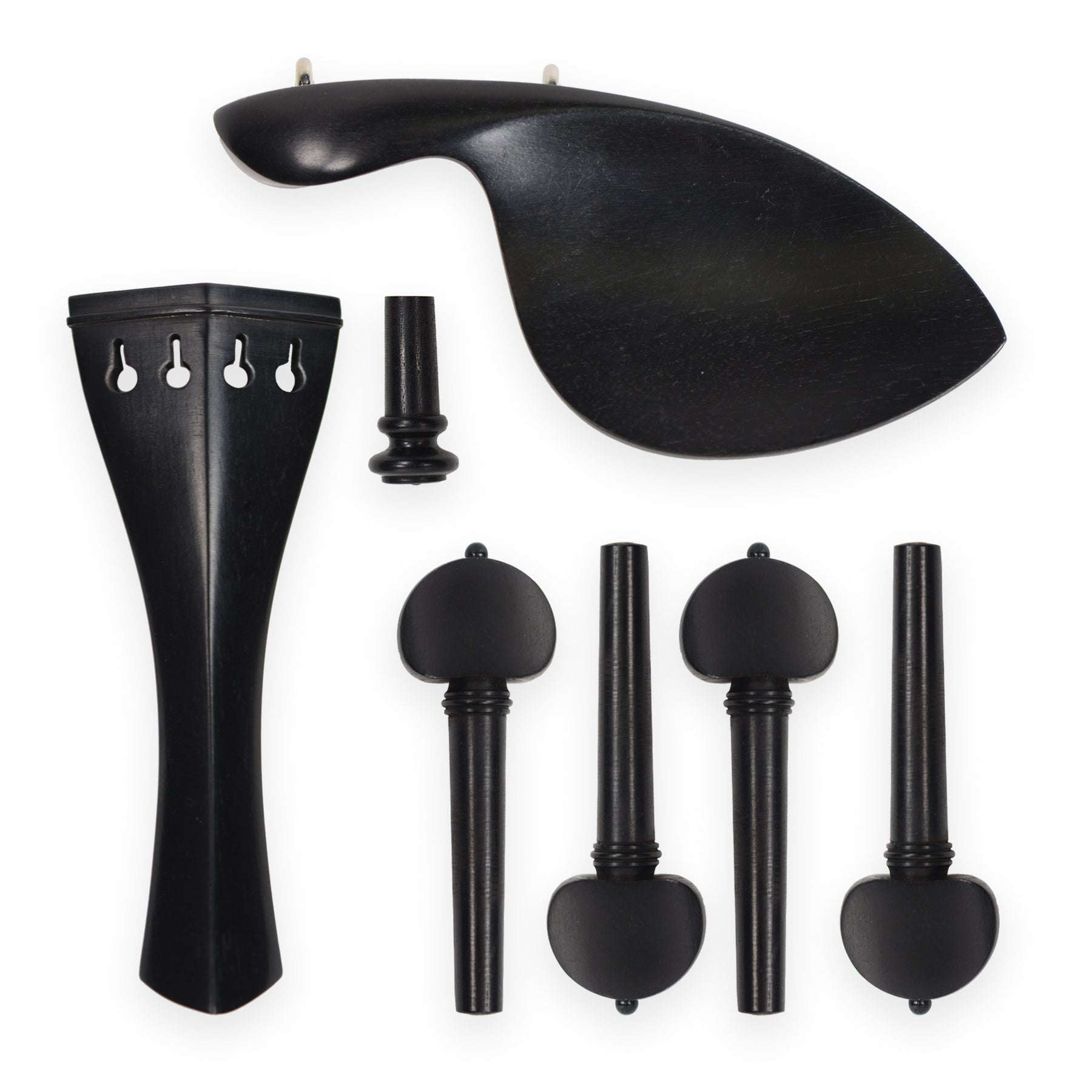 Supreme Ebony Violin Fittings Set