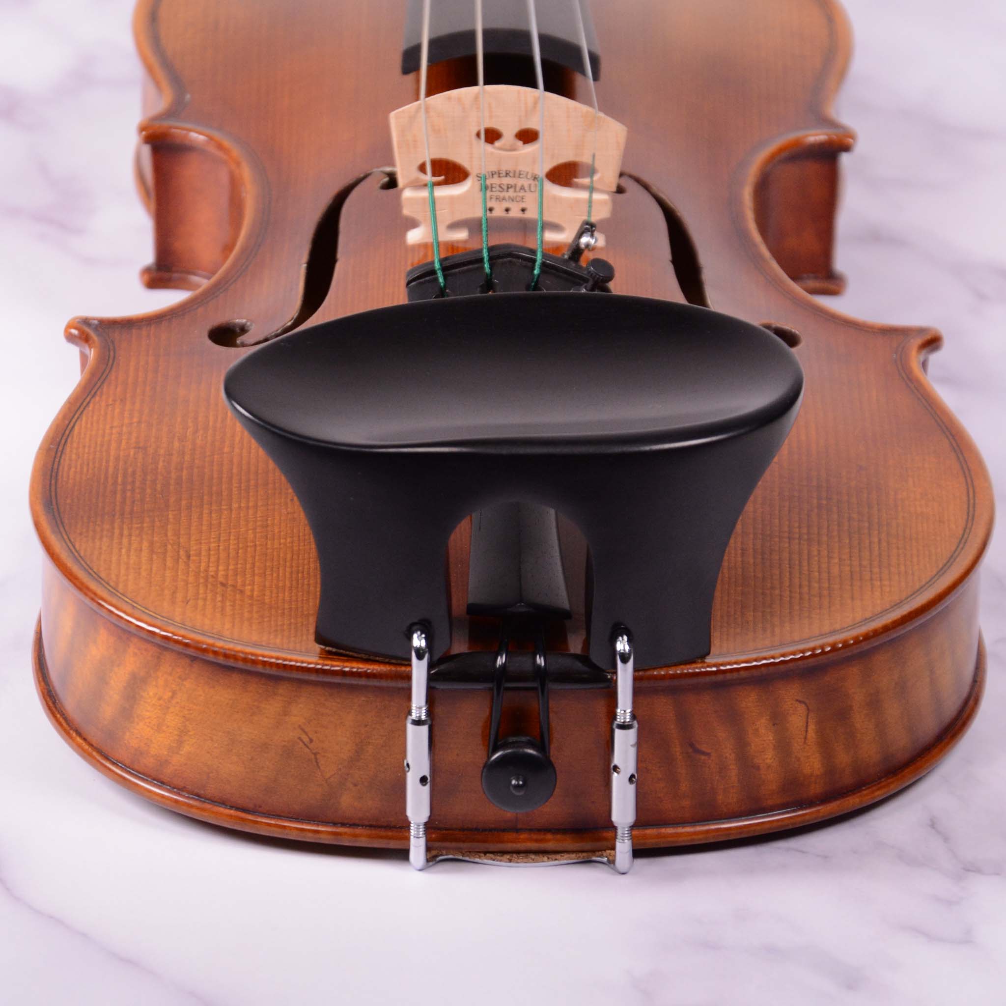 Supreme Flesch Extra Tall Ebony Violin Chinrest