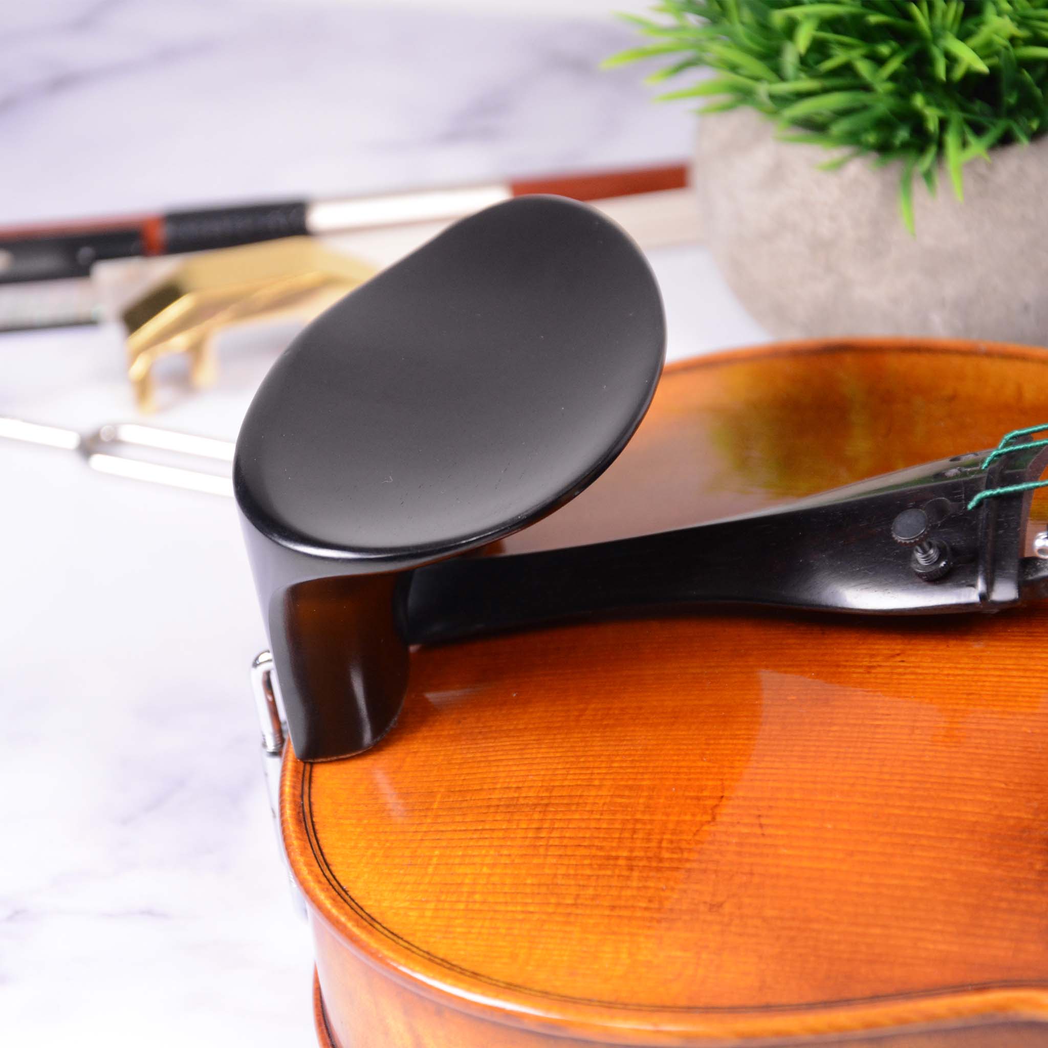 Extra Tall Violin Chinrest - Flesch Model