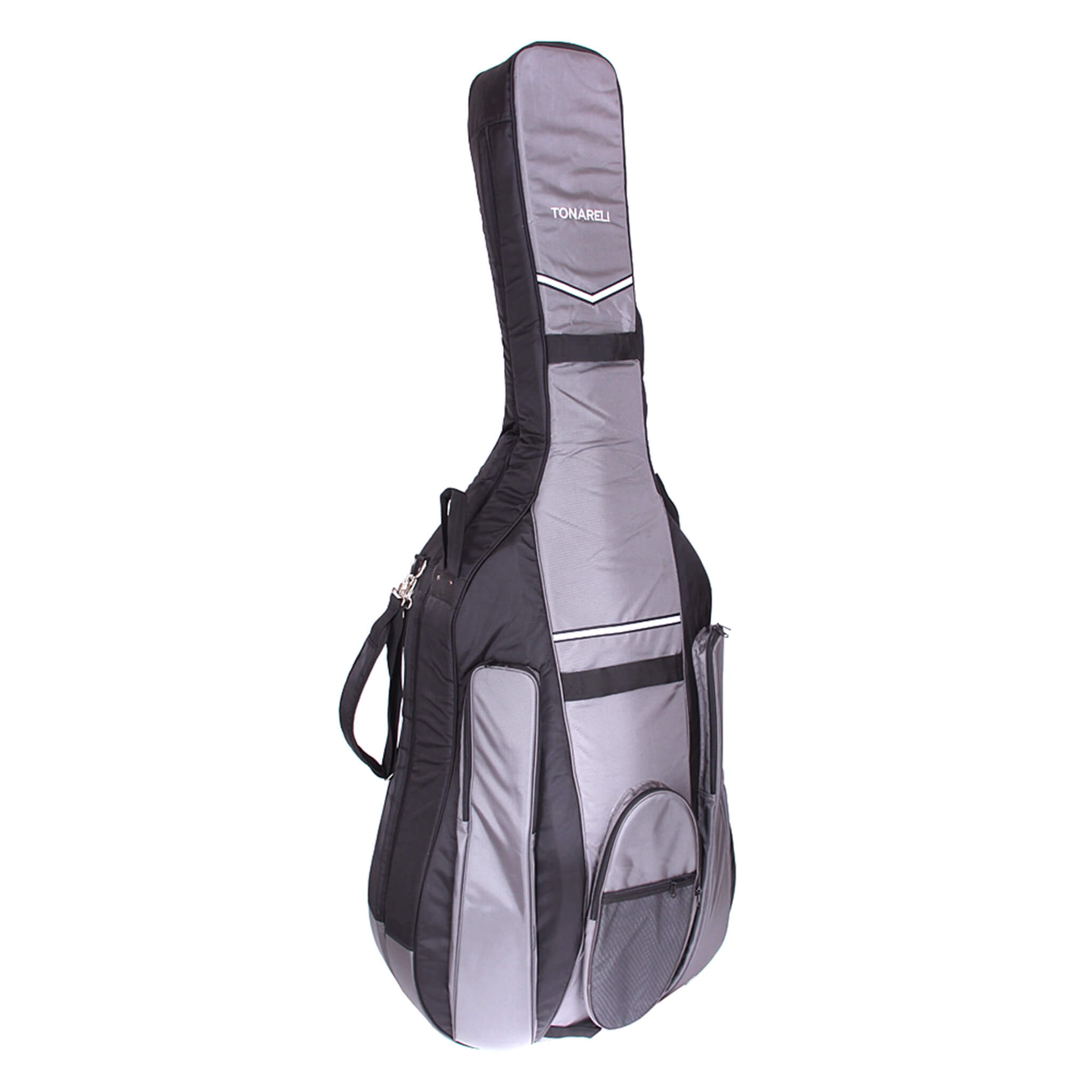 Tonareli BGB34BG 3/4-Size Double Bass Bag - Black/Gray