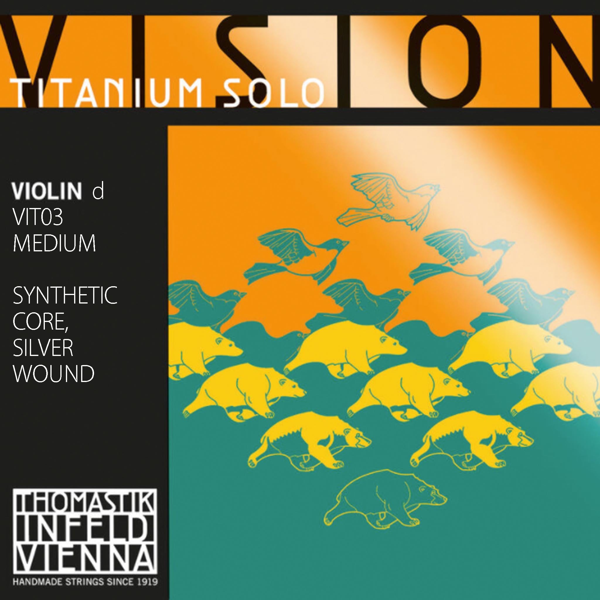 Thomastik Vision Titanium Solo Violin D String