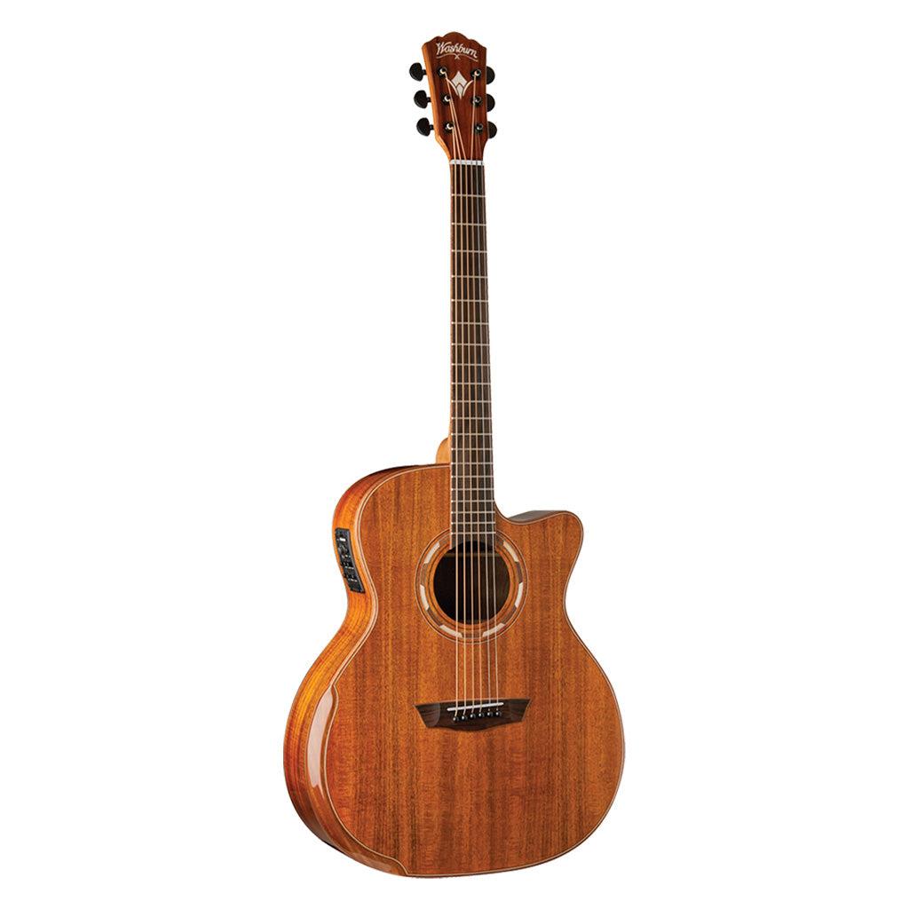 Washburn Comfort G55CE Koa Acoustic-Electric Guitar