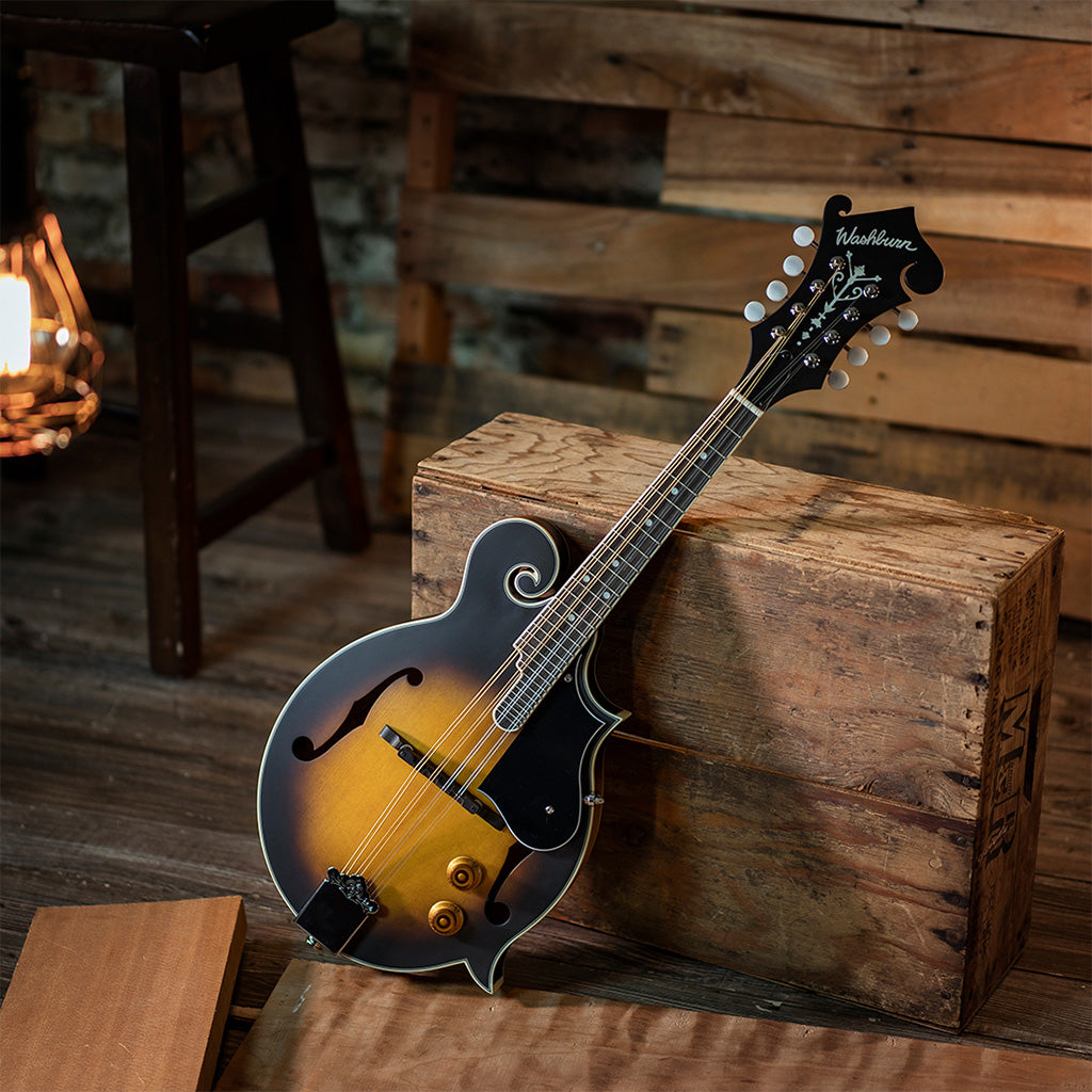 Washburn Americana M3E Acoustic-Electric Mandolin Outfit