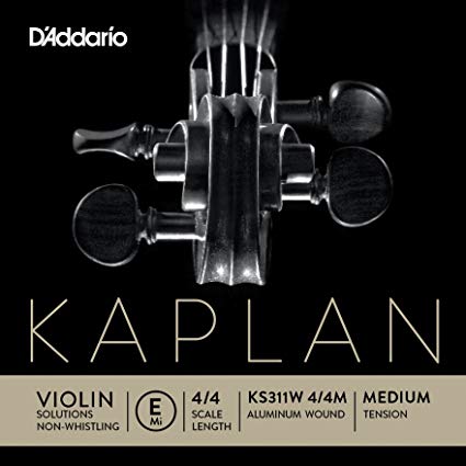 D'Addario Kaplan Non-Whistling Aluminum Wound Violin E String