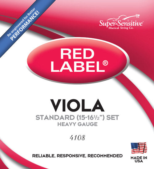 Red Label Viola String Set