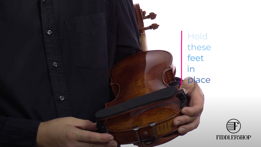 How to attach a violin shoulder rest