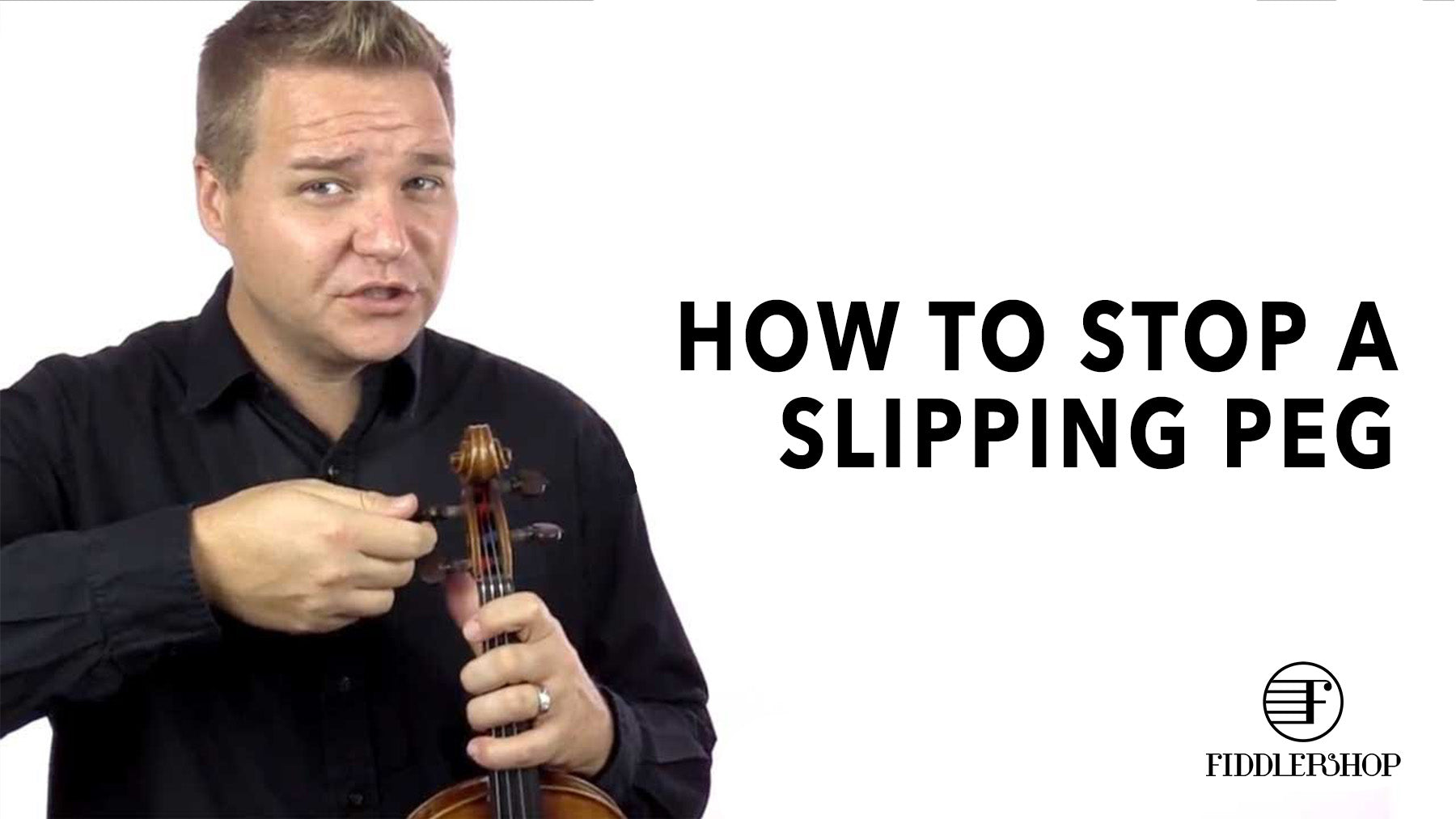 instructions on how to stop a slipping violin peg