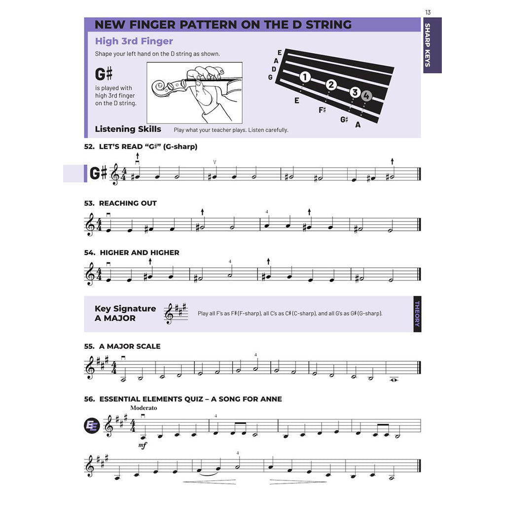 Essential Elements for Strings, Violin Book 2