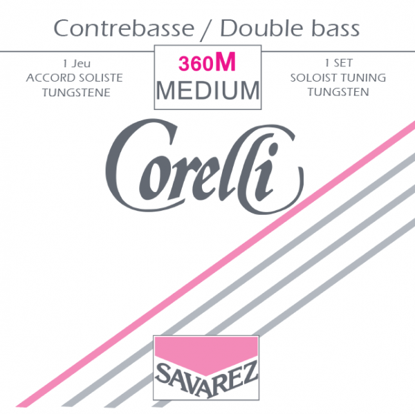 Corelli Tungsten Solo Bass A String, Nickel