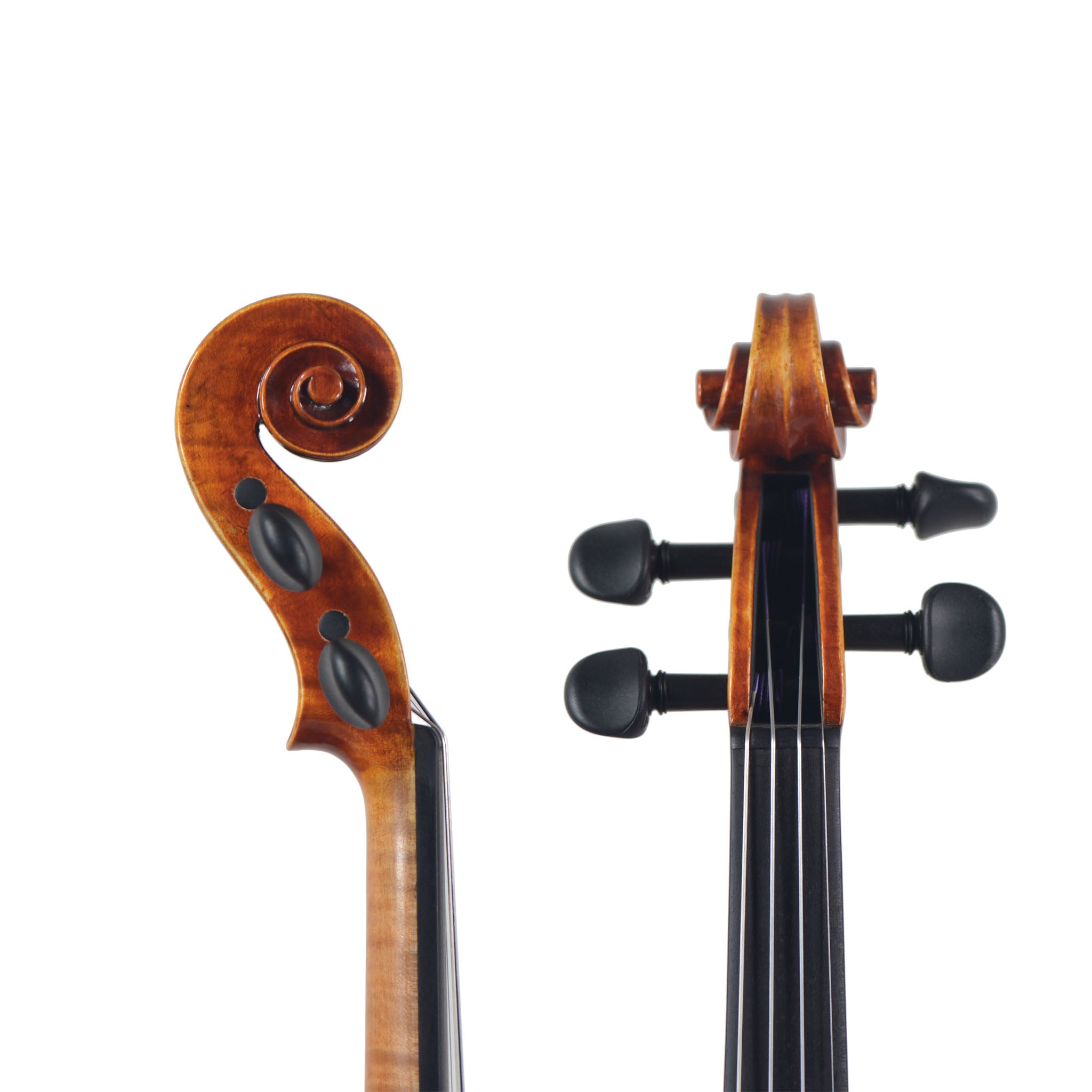 Holstein Workshop Soil Stradivarius Violin with Geared Pegs